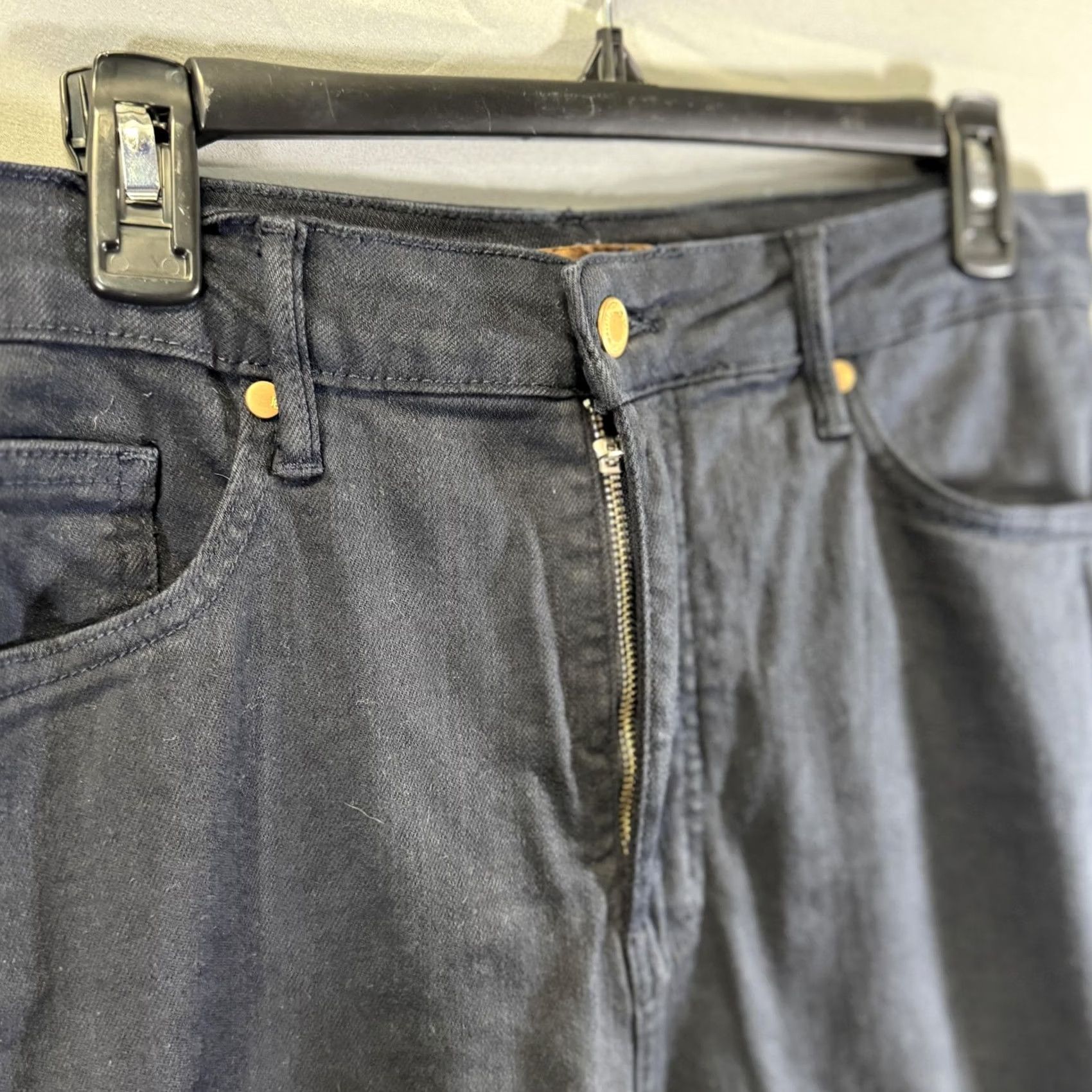 Vintage Judy Blue Jeans Womens Size 36 High Rise Tummy Control Garment Dyed Navy Skinny Size 40" / US 18 - 4 Thumbnail