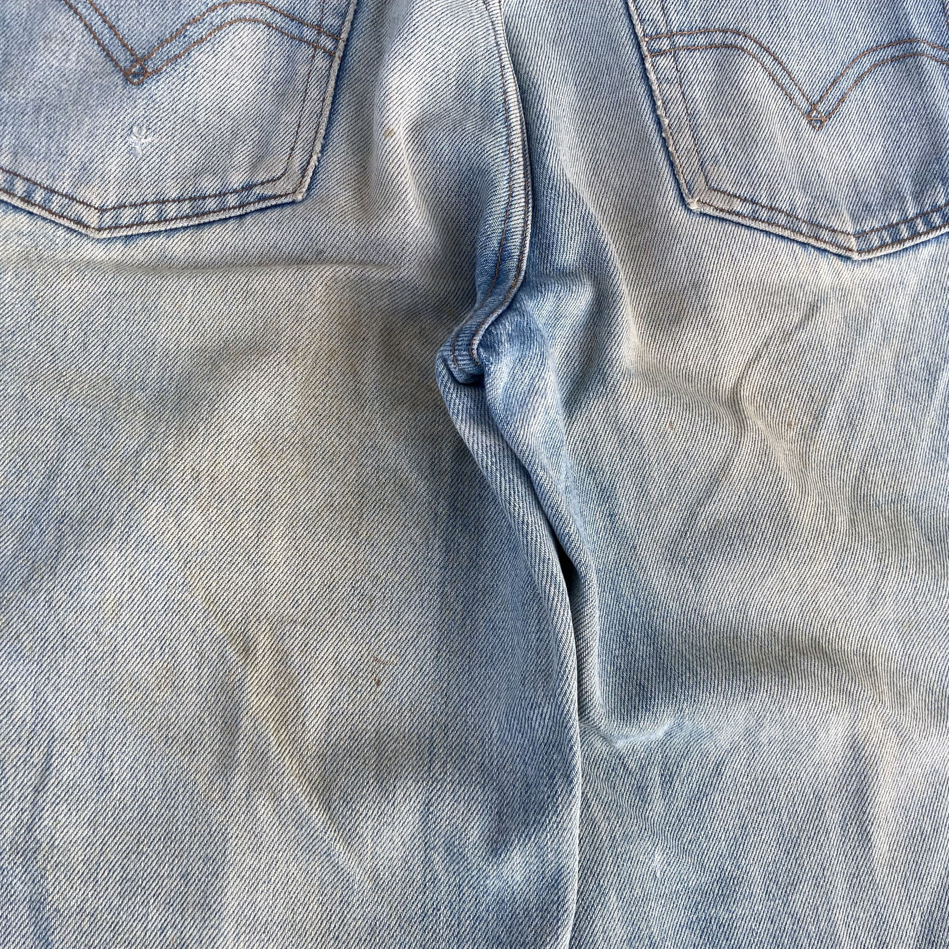 Levi's × Vintage Vtg Levis 505 Denim Ripped 90s Punk Jeans Size US 30 / EU 46 - 14 Thumbnail