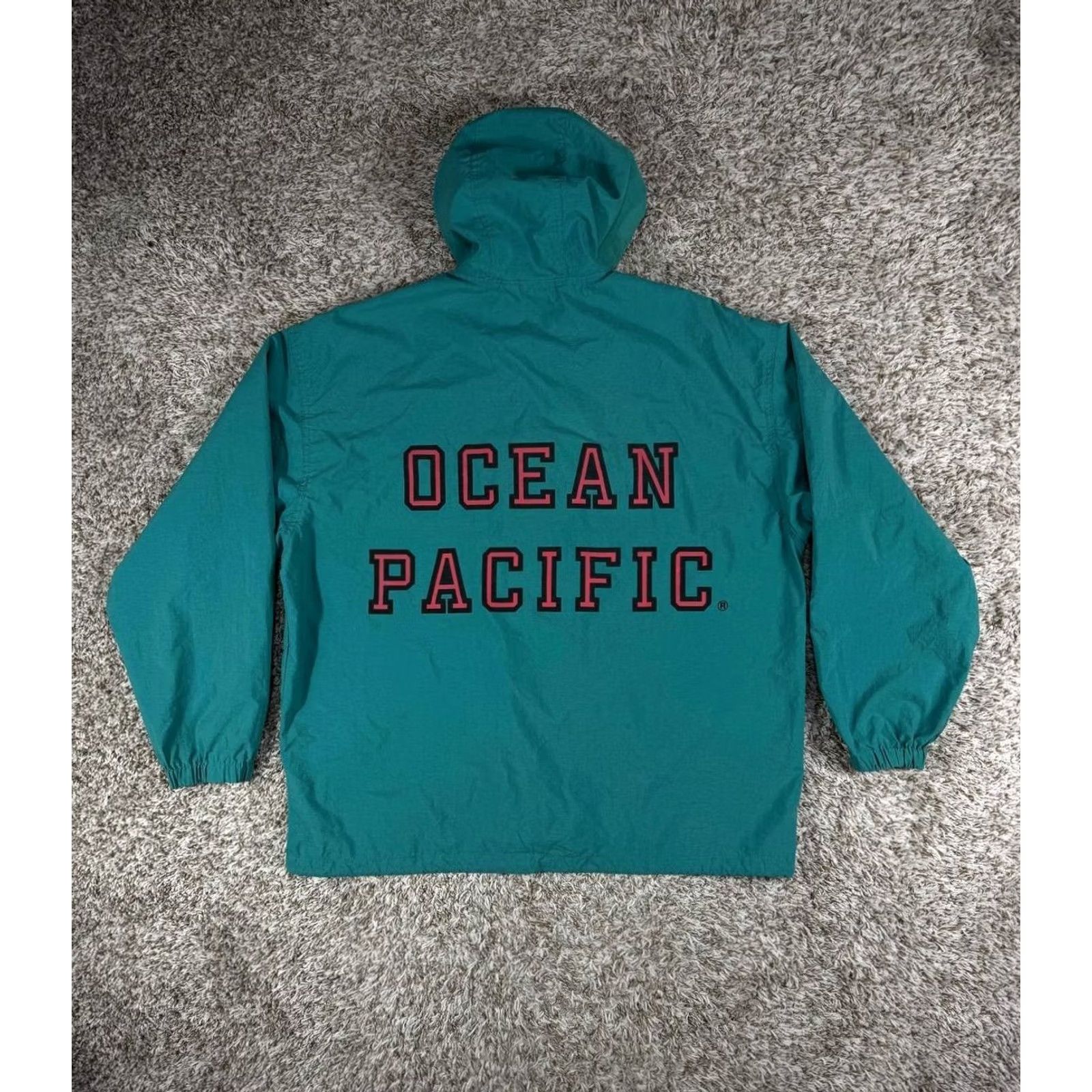 Ocean Pacific VINTAGE Ocean Pacific Windbreaker Jacket XL Men Blue 90s Y2K Regular Size US XL / EU 56 / 4 - 2 Thumbnail