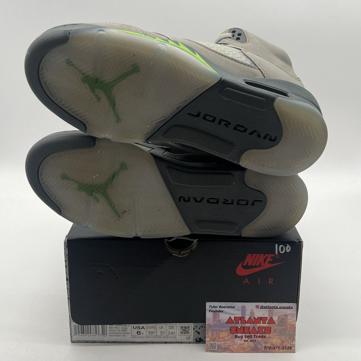 Jordan Brand Air Jordan 5 Green Bean Size US 6 / EU 39 - 8 Thumbnail