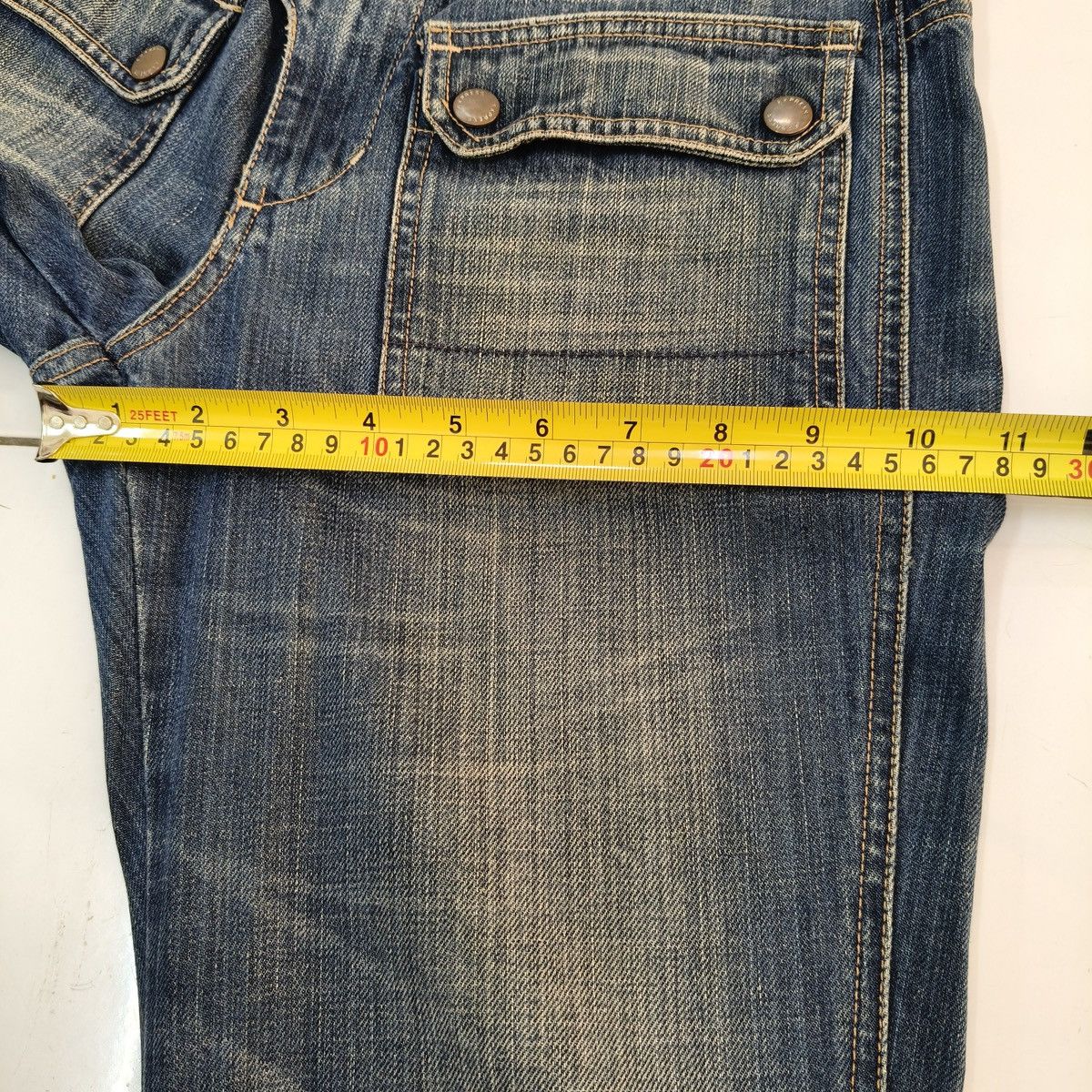 Express Vintage Y2K Express Bush Pant Flare Denim Zip Ankle Size US 29 - 17 Thumbnail