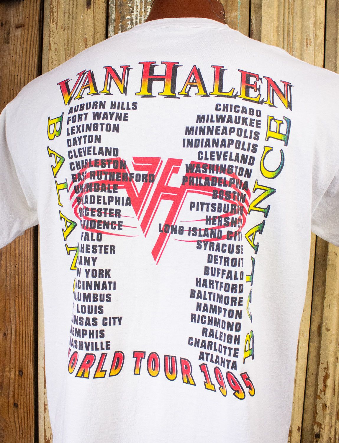 Band Tees × Vintage Vintage Van Halen Balance Concert T Shirt 1995 Size US XL / EU 56 / 4 - 4 Thumbnail