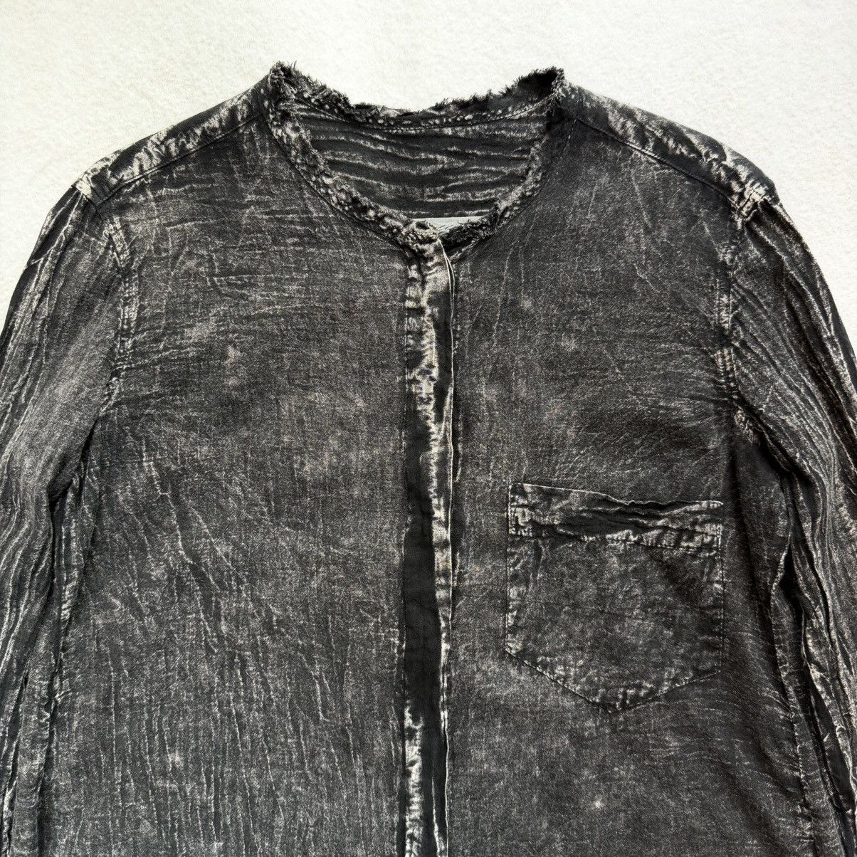 Other 2000s Raquel Allegra Ash Veil Collarless Hidden Button Shirt Size US S / EU 44-46 / 1 - 3 Thumbnail
