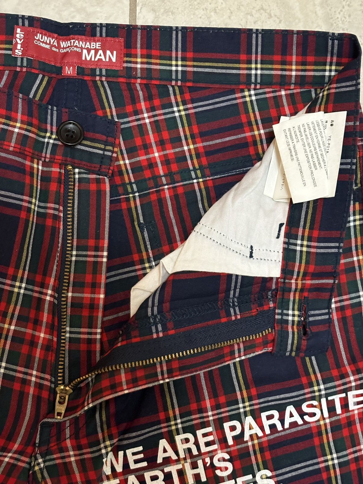 Comme des Garcons Rare vintage Comme des Garcons SS02 Parasite Poem Pants Size US 32 / EU 48 - 5 Thumbnail