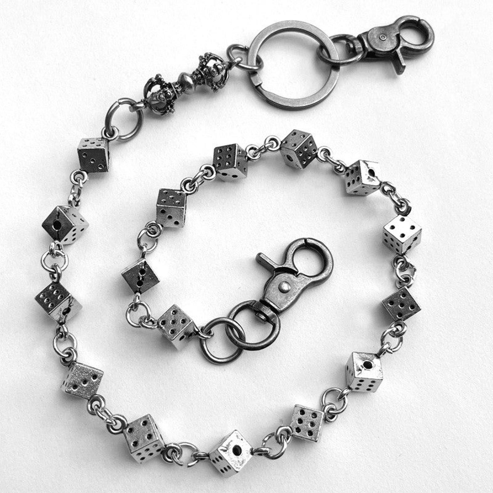 Jewelry Dice Wallet Chain, Pants Chain Size ONE SIZE - 4 Thumbnail