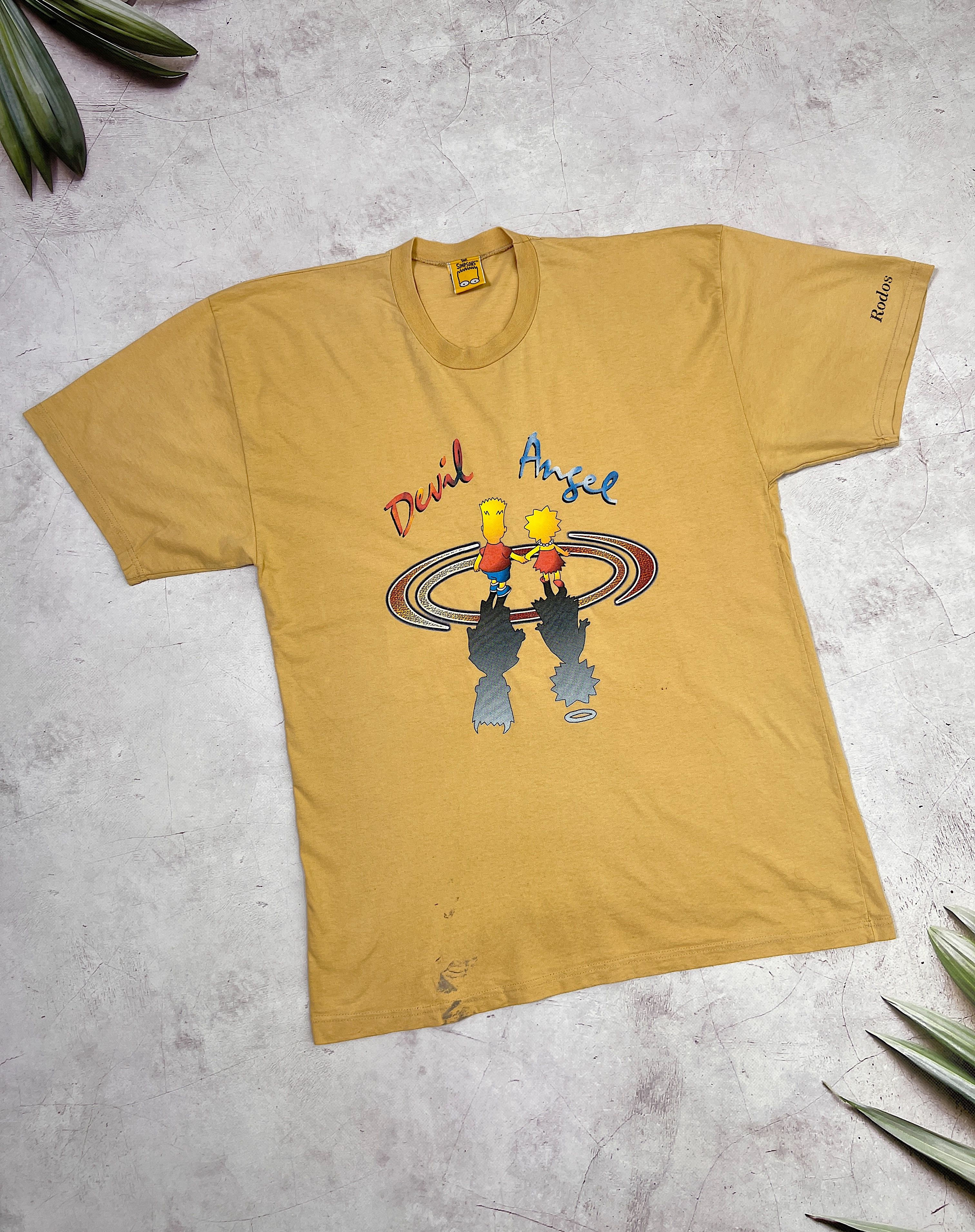 Cartoon Network × Vintage Vintage The Simpsons T-Shirt Devil & Angel Size US M / EU 48-50 / 2 - 1 Thumbnail
