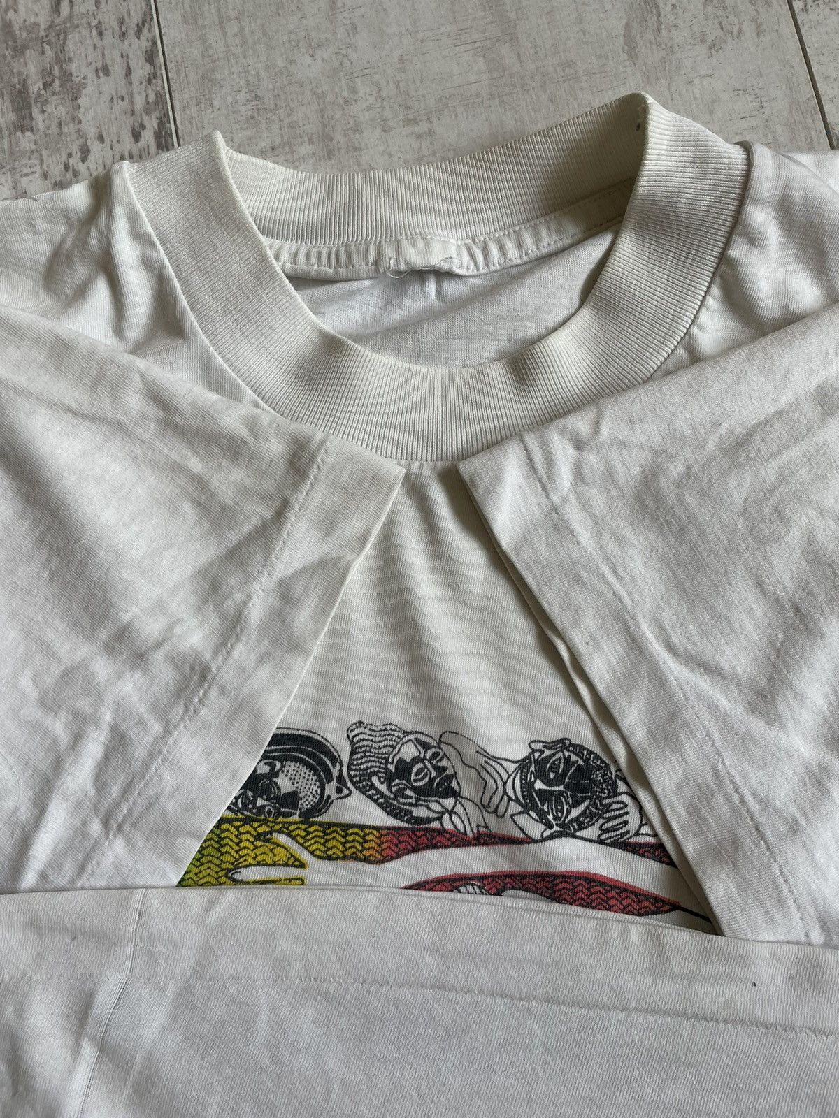 Vintage Crazy 90’s The Wonders Of Africa T-Shirt Faces Cult Vintage Size US XL / EU 56 / 4 - 3 Thumbnail