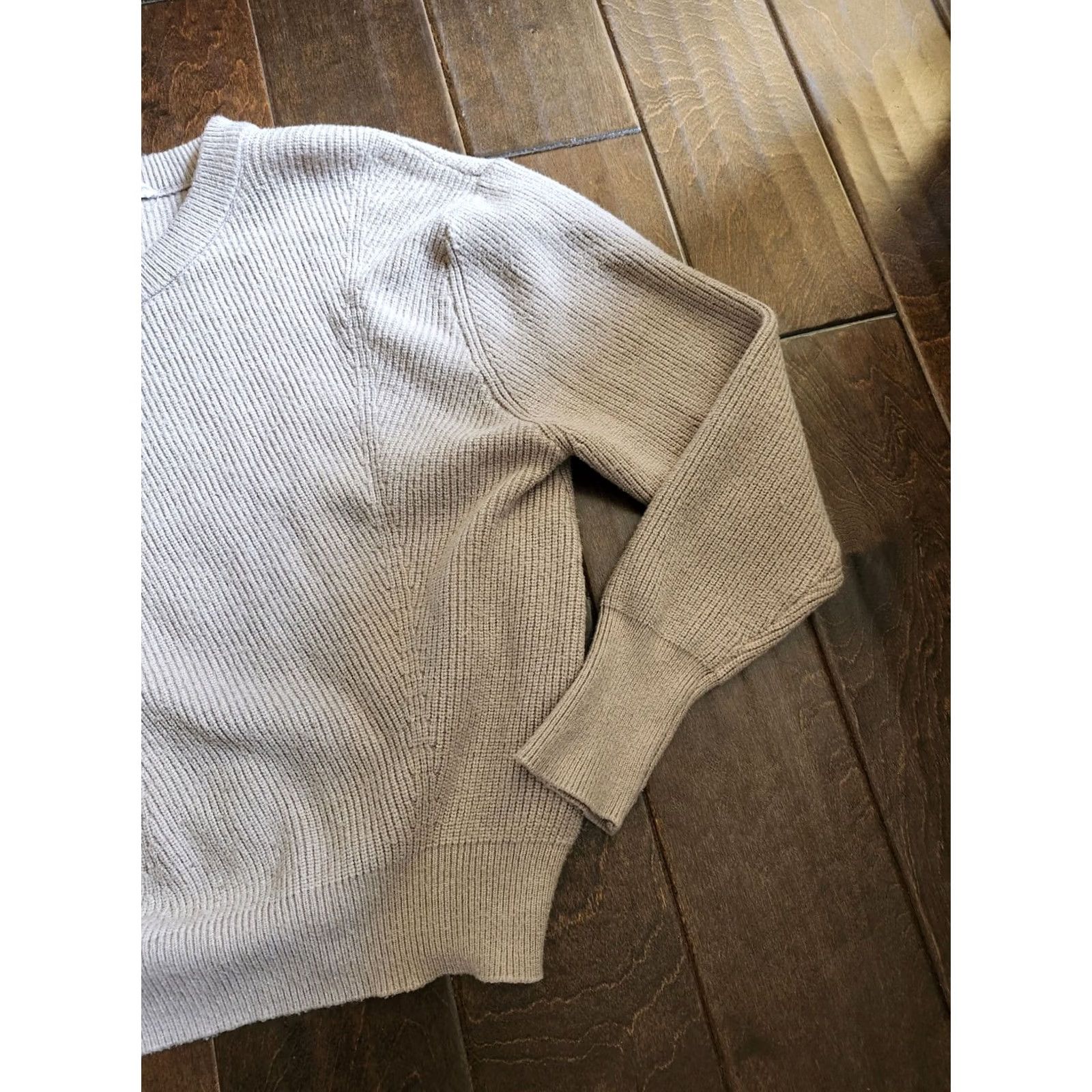 Vintage Elodie Sweater Women Beige Crew Neck Long Sleeve Regular Fit Size L Size L / US 10 / IT 46 - 4 Thumbnail