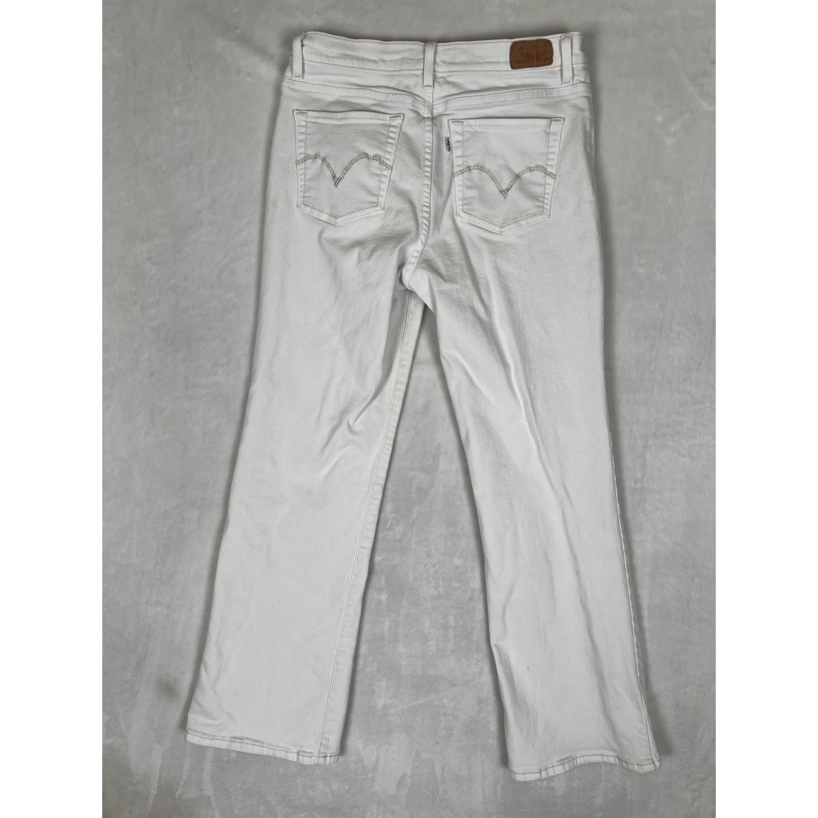 Levi's Vintage Levi's Perfectly Slimming 512 Bootcut White Denim Je Size 30" / US 8 / IT 44 - 11 Thumbnail