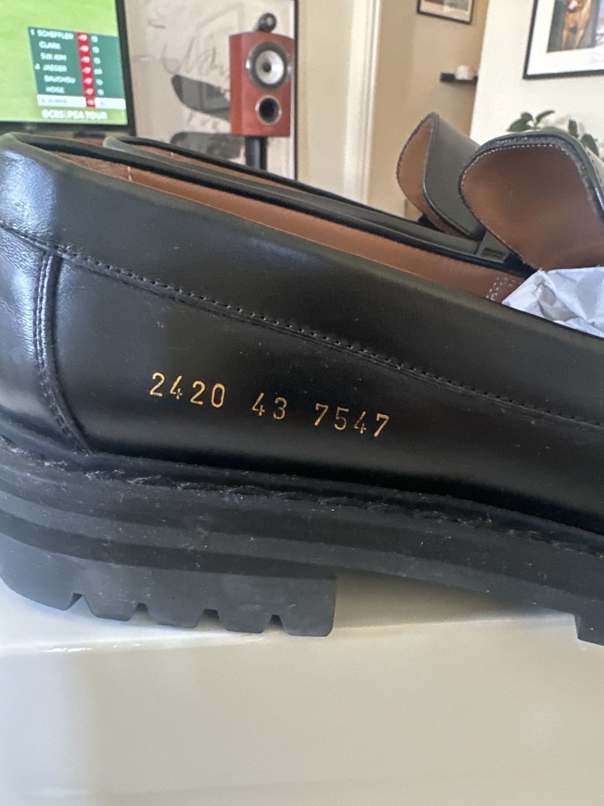 Common Projects Common Projects Loafer with Tread Sole Size US 10 / EU 43 - 2 Thumbnail