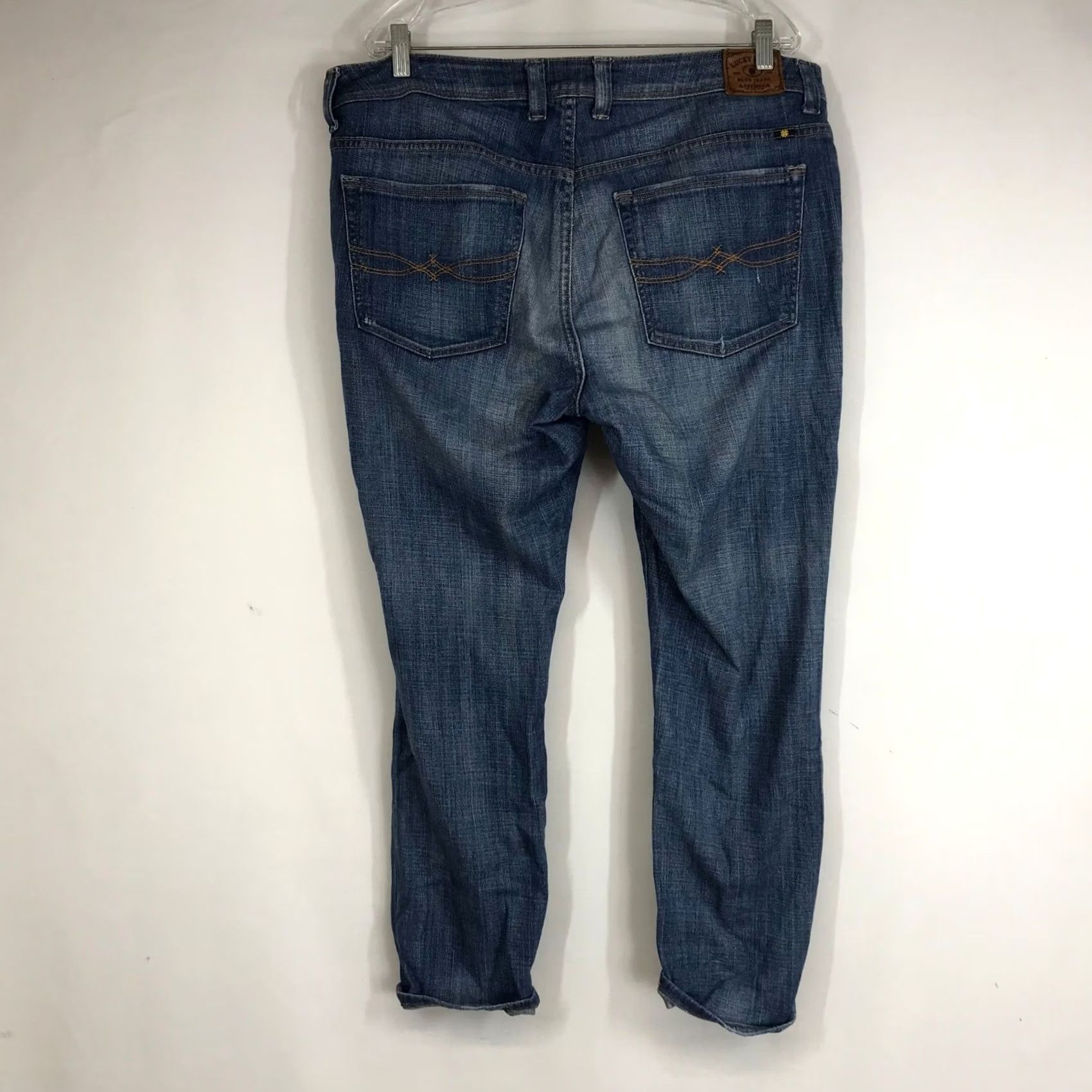 Lucky Brand Lucky Brand Jeans Womens 16W Blue Women The Weekender Jean Distressed Size Size 38" / US 16 / IT 52 - 4 Thumbnail