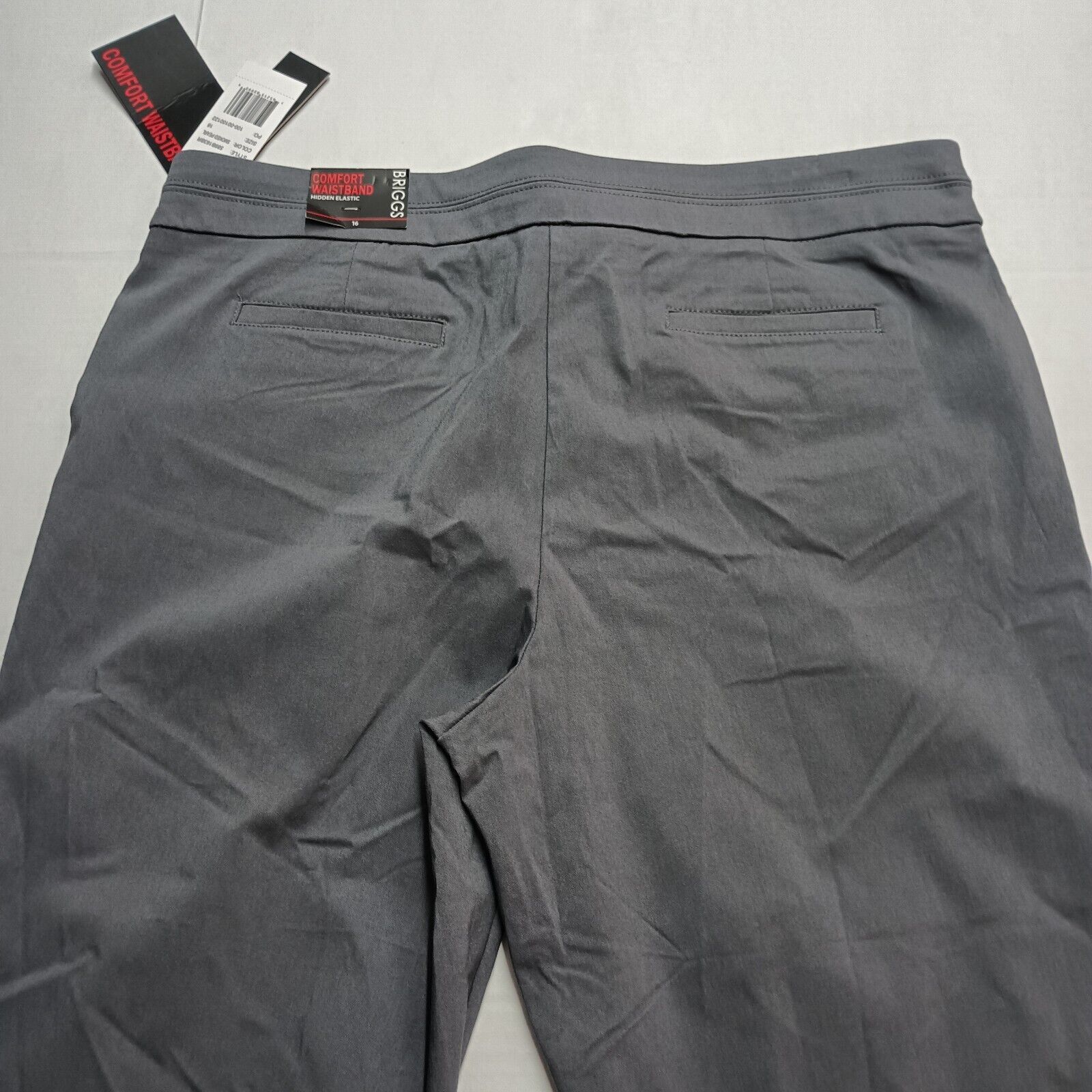 Briggs & Riley Briggs New York Women's Split Waist Pants Size 16 Gray Size 38" / US 16 / IT 52 - 10 Thumbnail