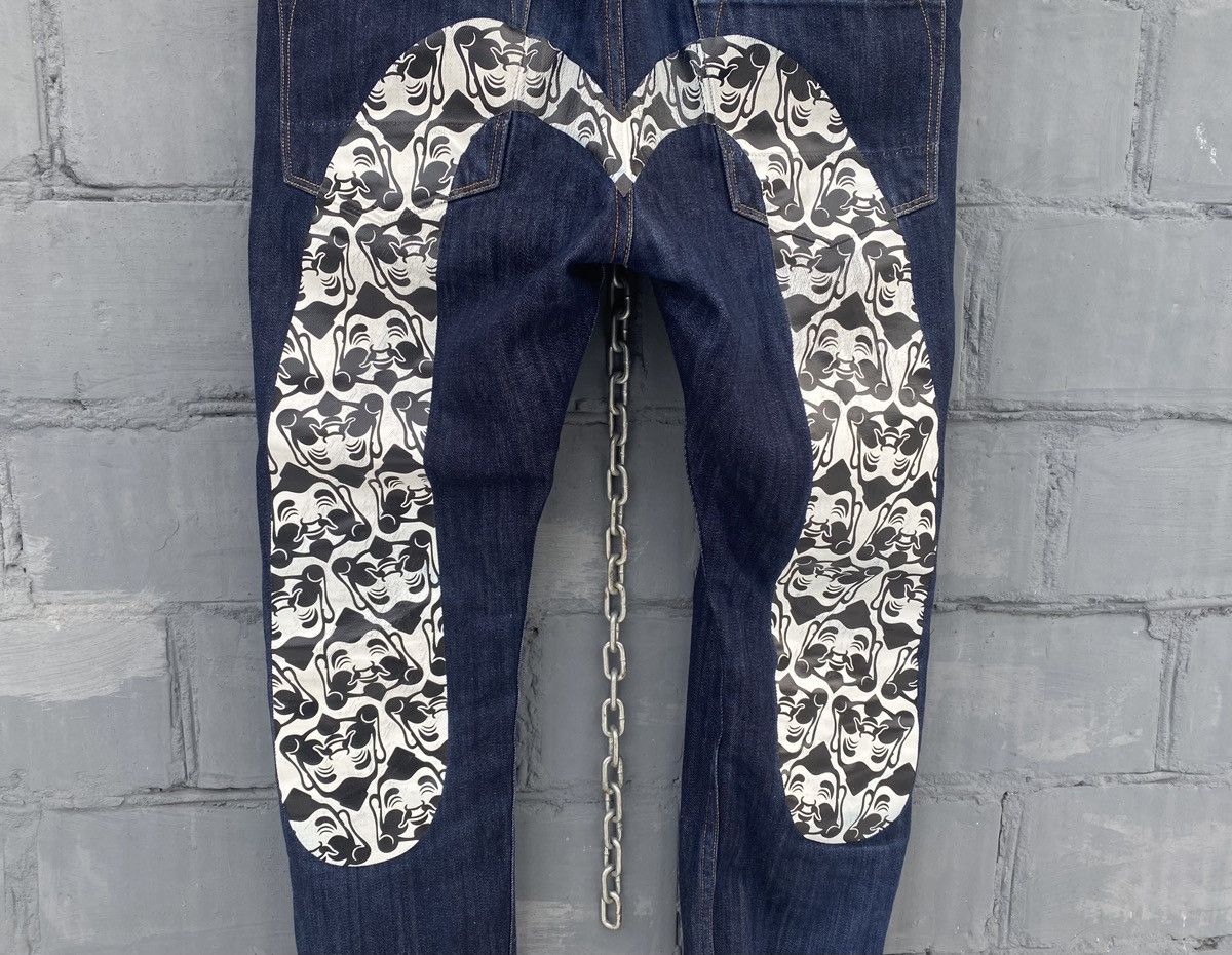 Evisu Evisu Genes Daicock Buddie Selvedge Blue Denim Pants 34 size Size US 34 / EU 50 - 4 Thumbnail