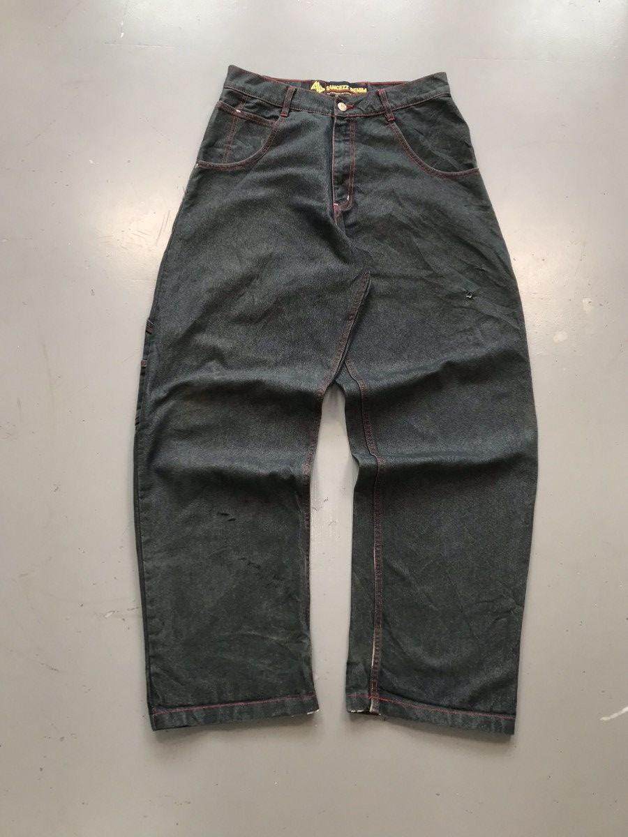 JNCO × Southpole × Vintage Vintage Sancezz SpellOut embroidered carpenter denim Size US 32 / EU 48 - 2 Thumbnail