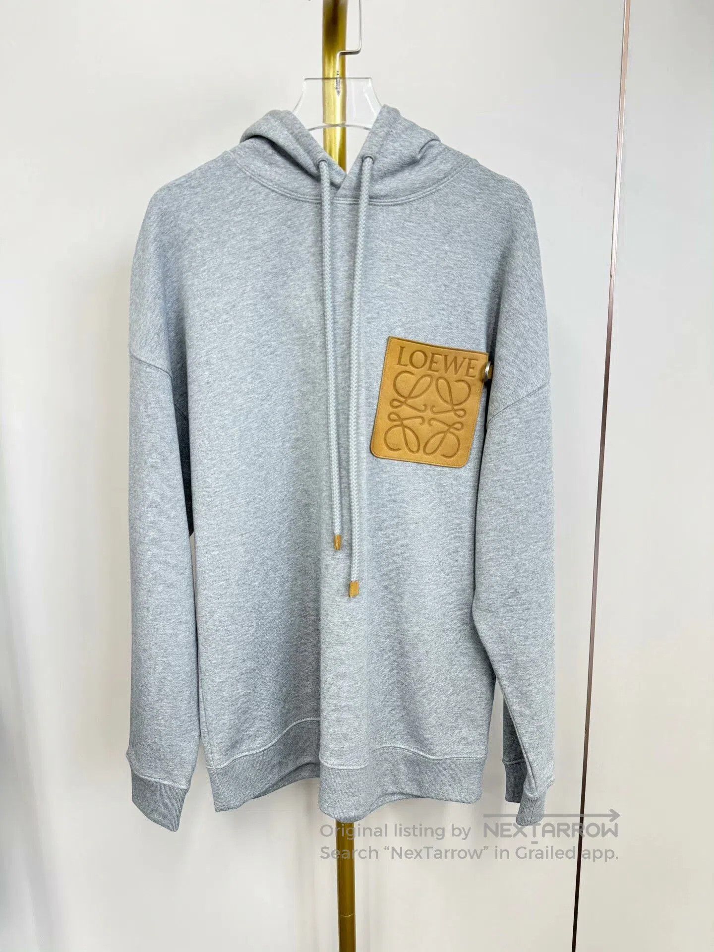 Loewe Loewe Gray Logo Hooded Sweatshirt. Size XXS / US 00 / IT 34 - 1 Thumbnail