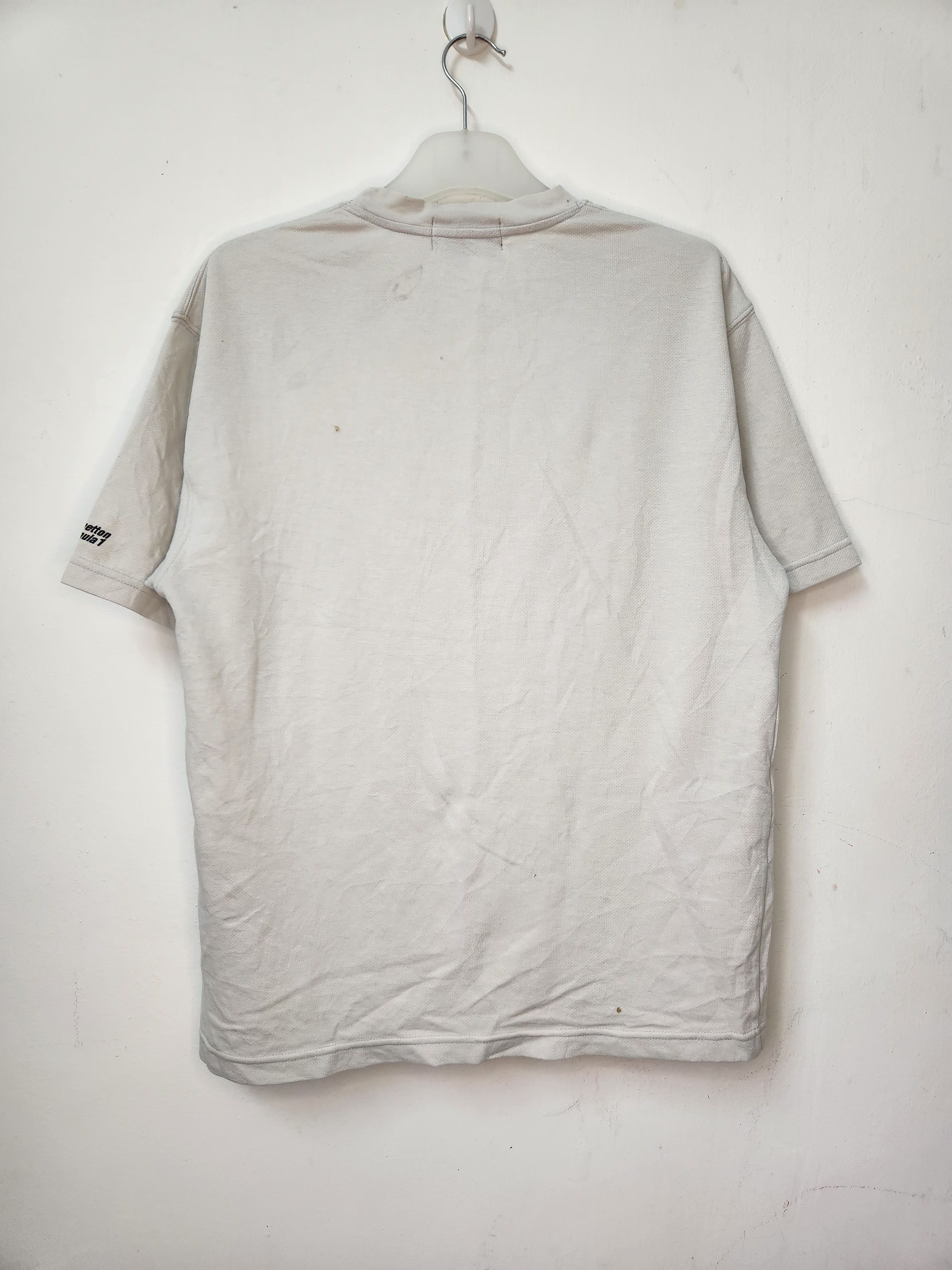United Colors Of Benetton Benetton Formula 1 Grey Shirt Size US L / EU 52-54 / 3 - 2 Thumbnail