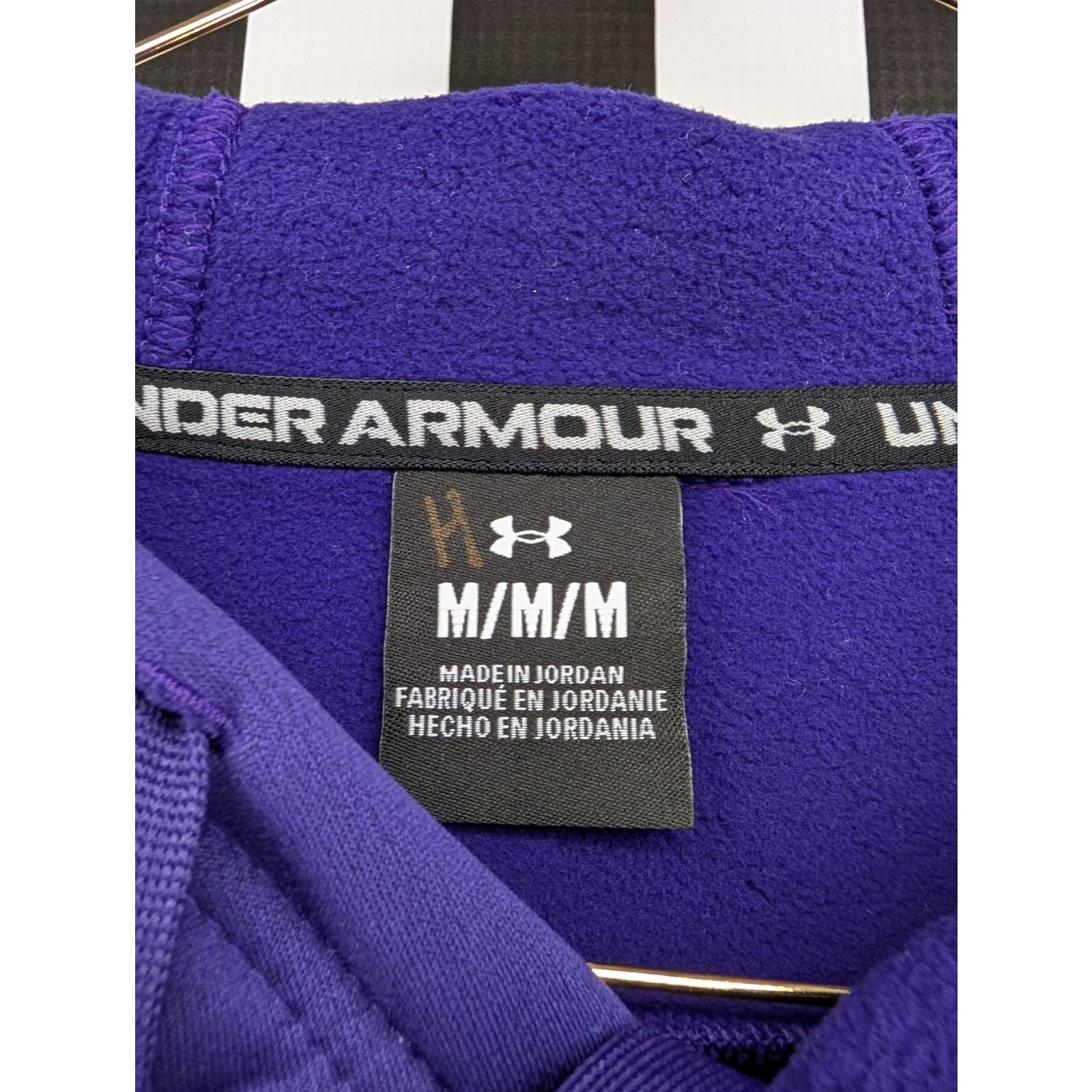 Under Armour NWT Under Armour Men's UA Armour Fleece Pro Hoodie in Purple Size US M / EU 48-50 / 2 - 5 Thumbnail