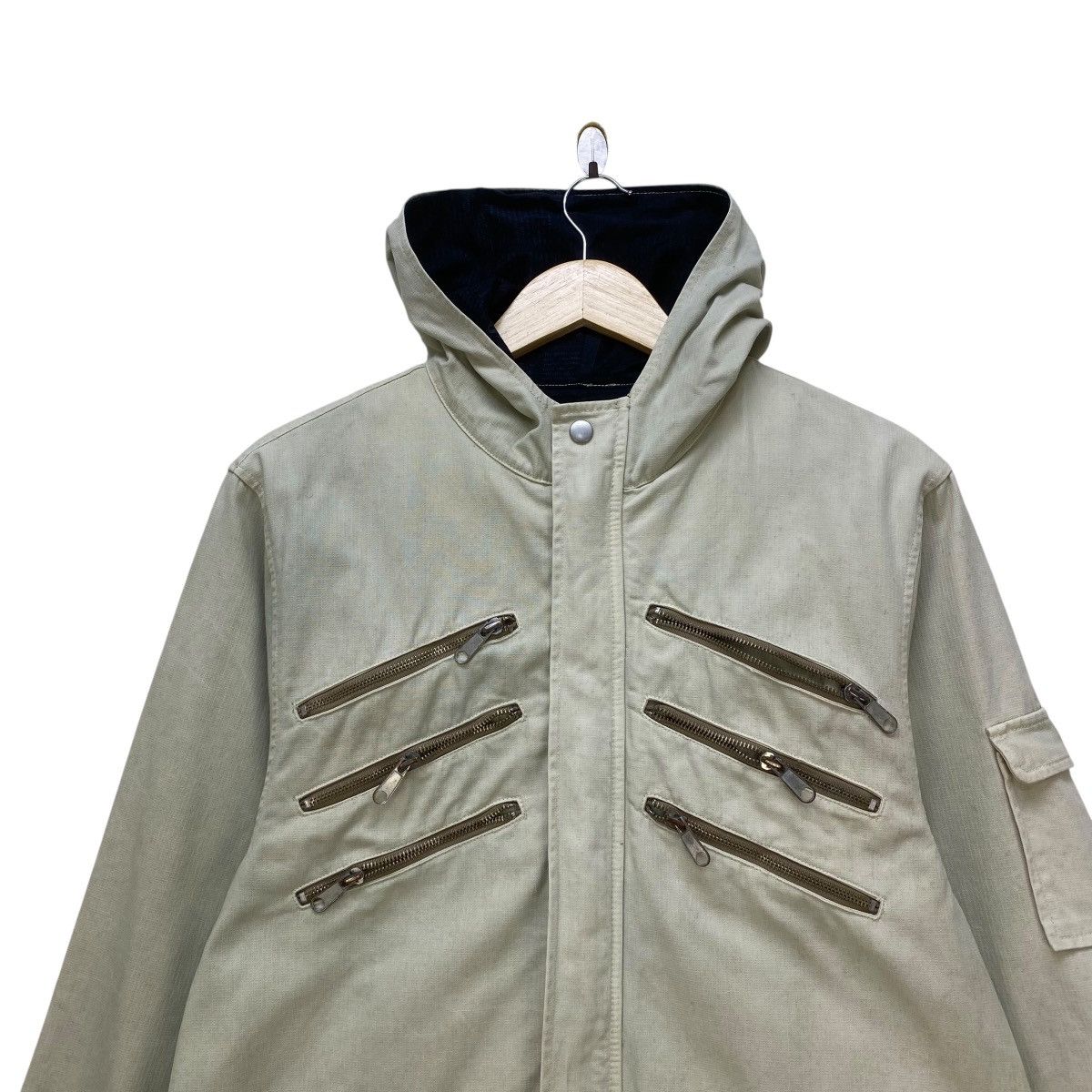 Le Grande Bleu (L.G.B.) 🔥Vintage Unique Parka Triple Zip Double Side Jacket Size US M / EU 48-50 / 2 - 4 Thumbnail