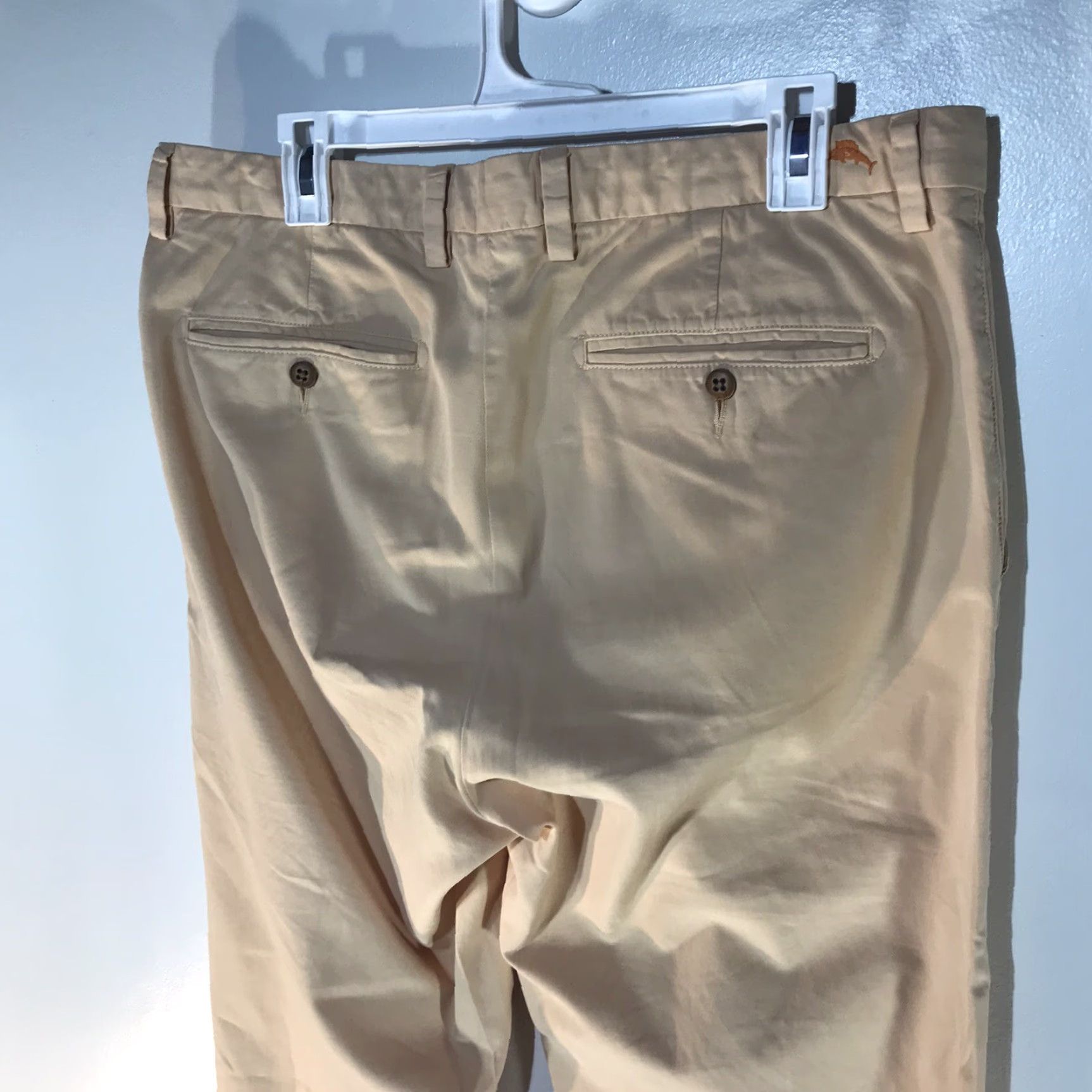 Tommy Bahama Tommy Bahama Men's Pima Cotton Pants Size 34x30 Lt Peach Khakis Dress Casual Summer Fall Spring Size US 34 / EU 50 - 5 Thumbnail