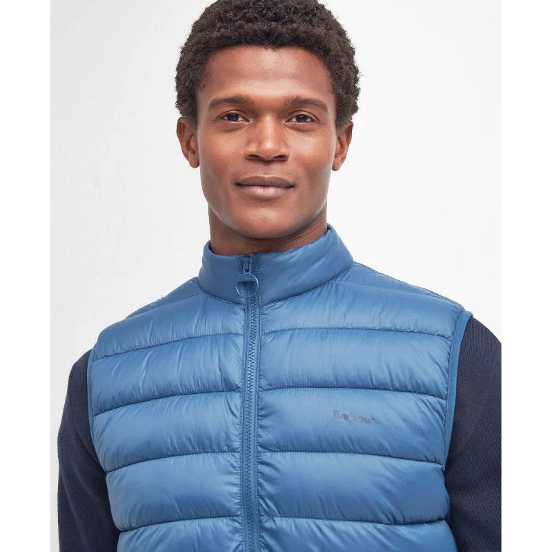 Barbour o1y1224 Logo Turtleneck Vest in Pestle Blue Size US S / EU 44-46 / 1 - 2 Thumbnail