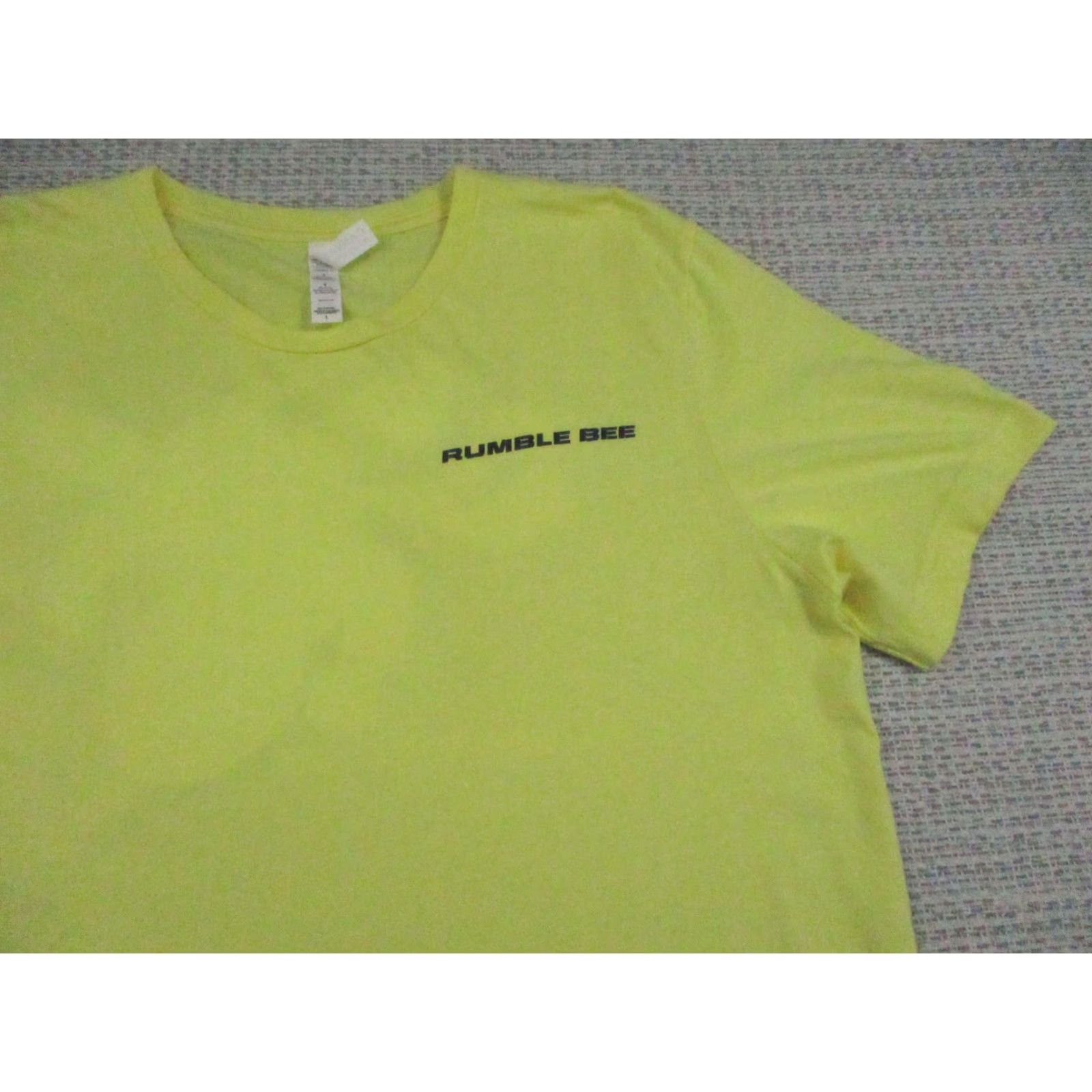 Vintage Rumble Bee Shirt Mens Large Yellow Graphic Bee Tee Bella Canvas Size US L / EU 52-54 / 3 - 4 Thumbnail