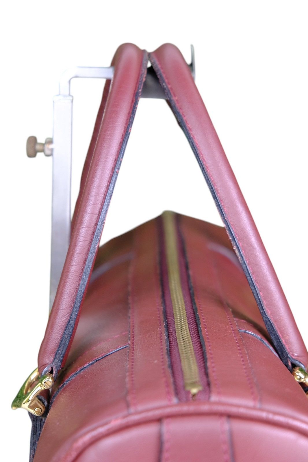 Cartier Vintage CARTIER 1980s Boston Bag Leather Bordeaux Size ONE SIZE - 15 Thumbnail