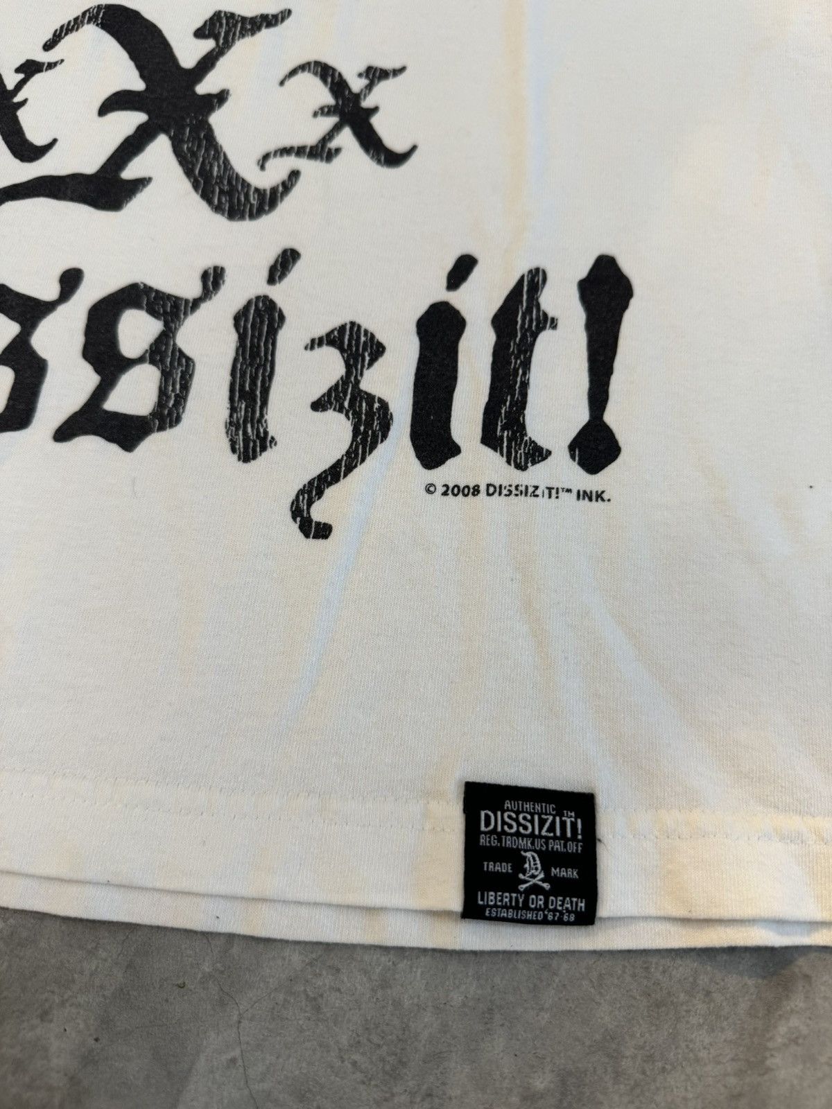 Dissizit × Japanese Brand × Vintage Vintage Dissizit skull wing ☠️🪽 Size US M / EU 48-50 / 2 - 5 Thumbnail