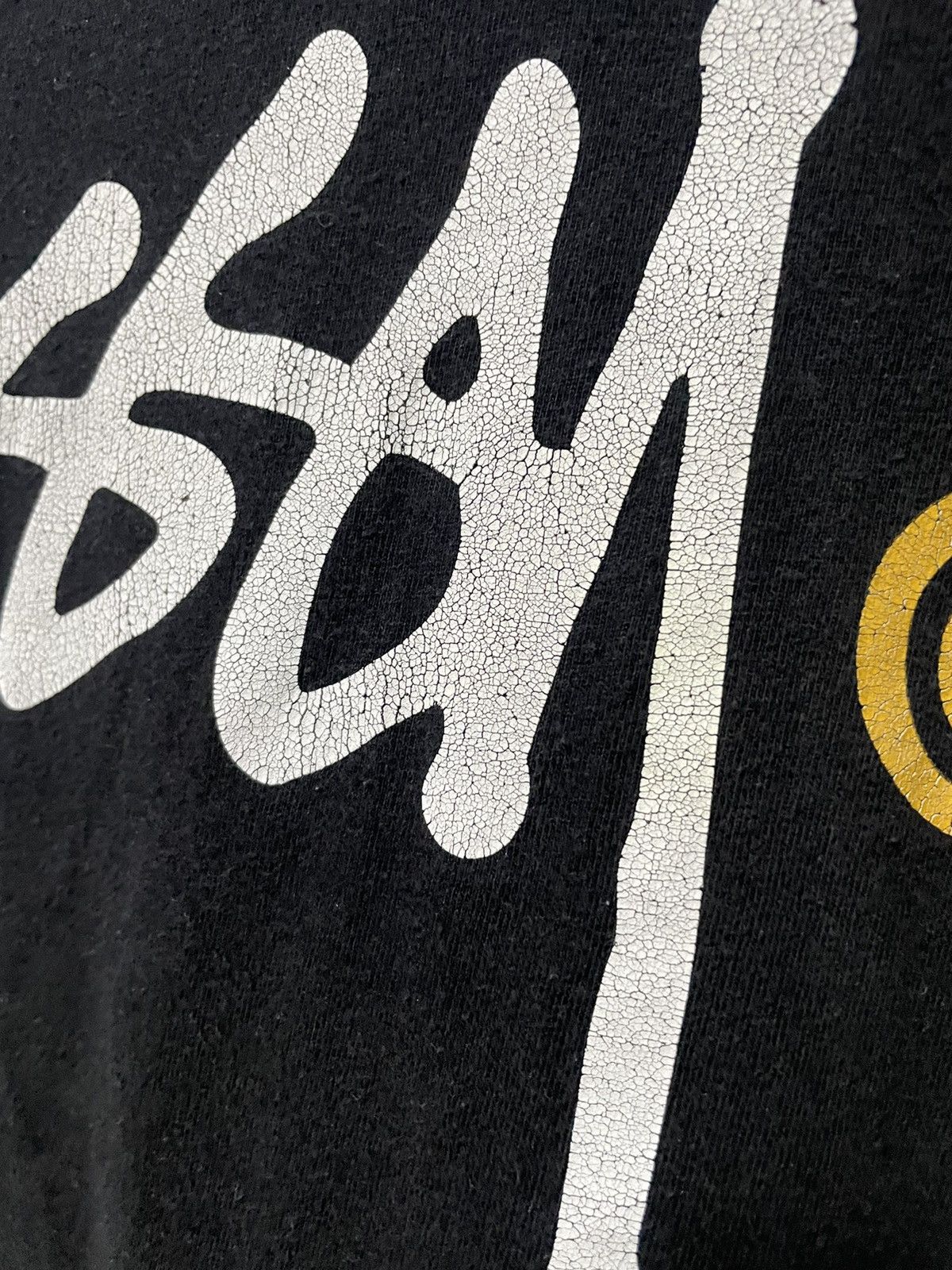 Stussy Vintage Stussy Cropped T Shirt Big and Small Logo Tee Size US XL / EU 56 / 4 - 7 Thumbnail