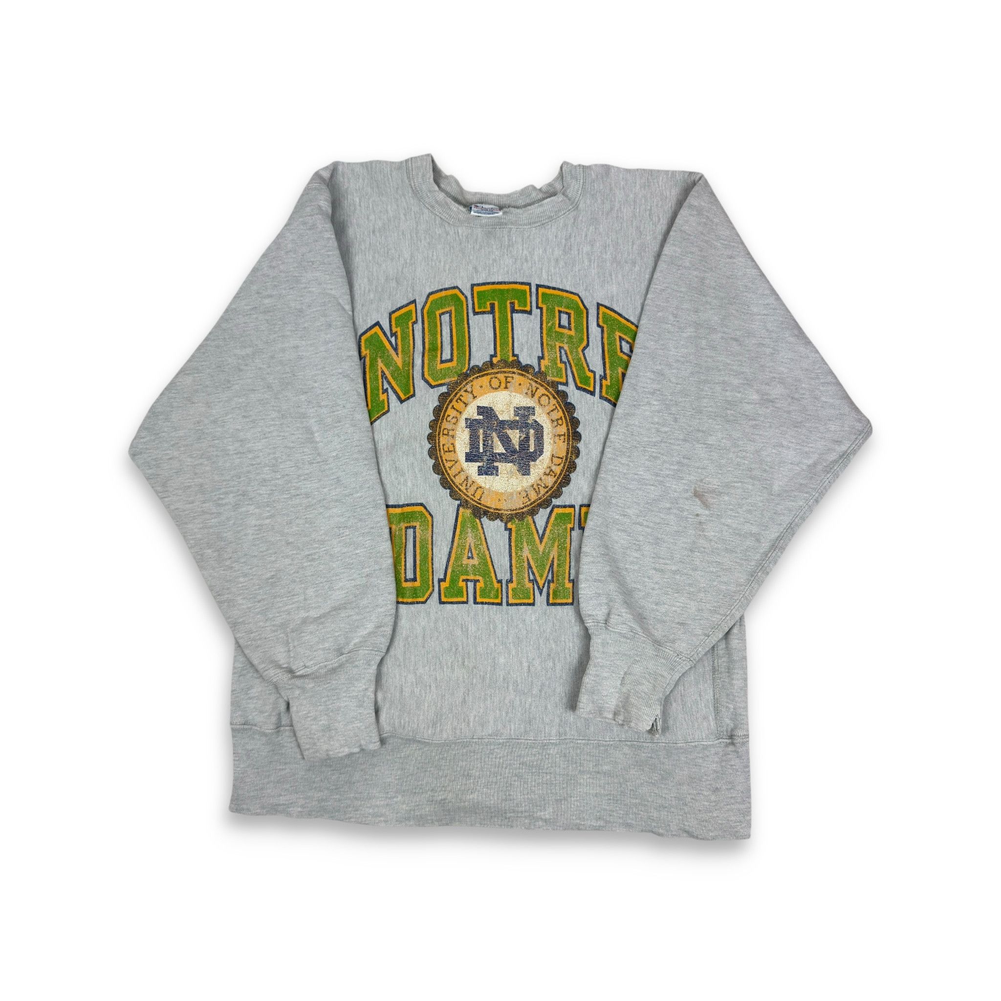 Vintage Champion Reverse Weave Men's Notre Dame Sweatshirt L
