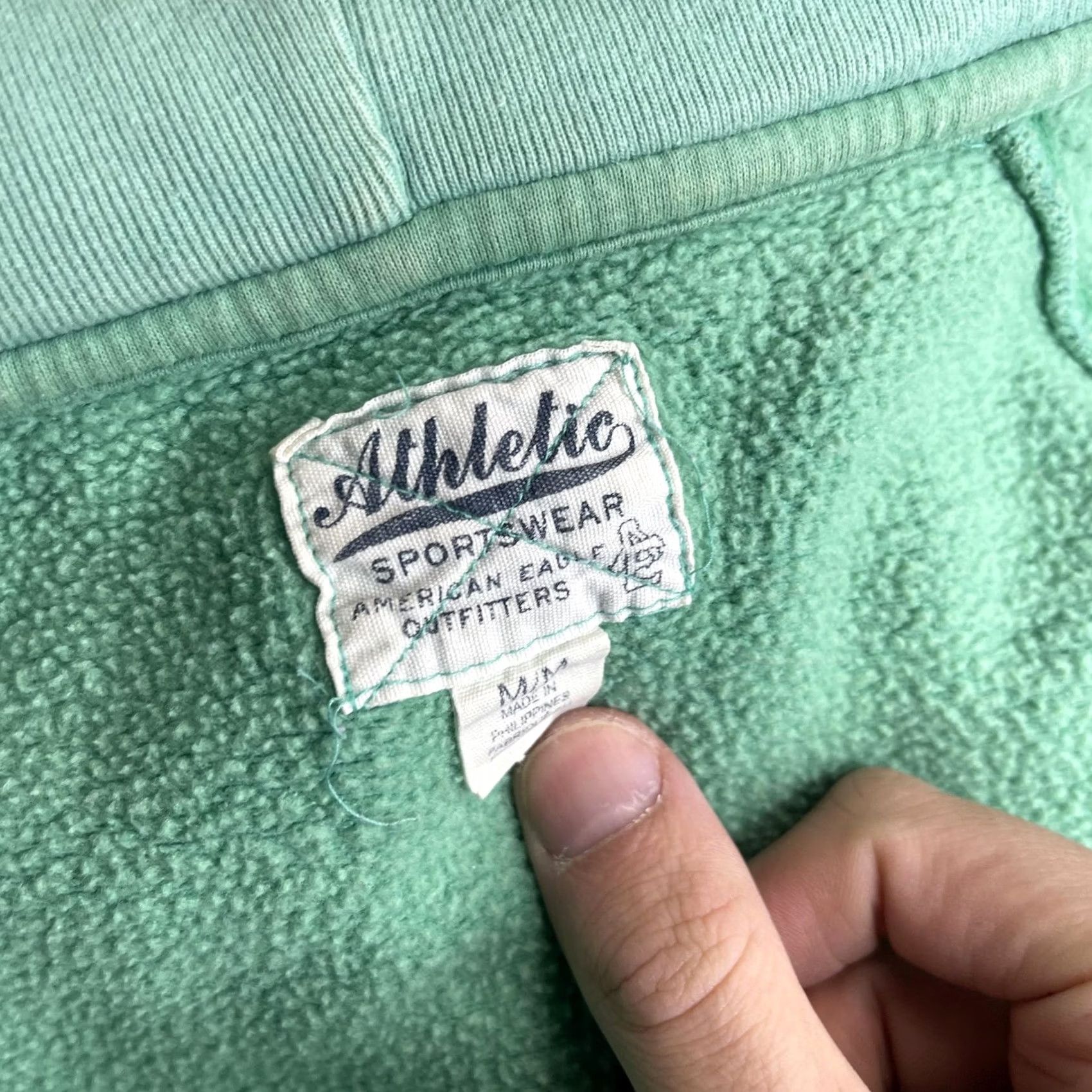 American Eagle Outfitters American Eagle Outfitters Hoodie Womens M Green Clover Creek Lacrosse Full Zip Hoodie Size M / US 6-8 / IT 42-44 - 3 Thumbnail
