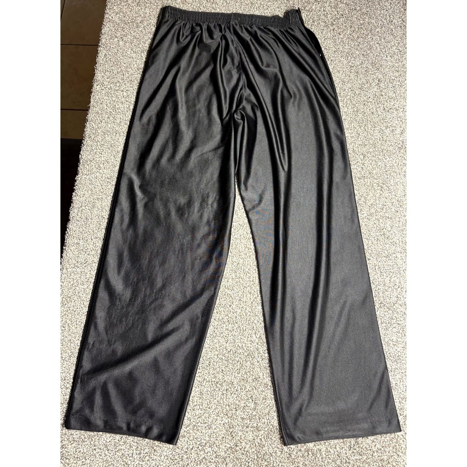 Vintage VINTAGE Eastbay Break Away Pants Mens XL Track Pants Joggers Satin Black 90s Hip Hop Basketball Size US 36 / EU 52 - 5 Thumbnail