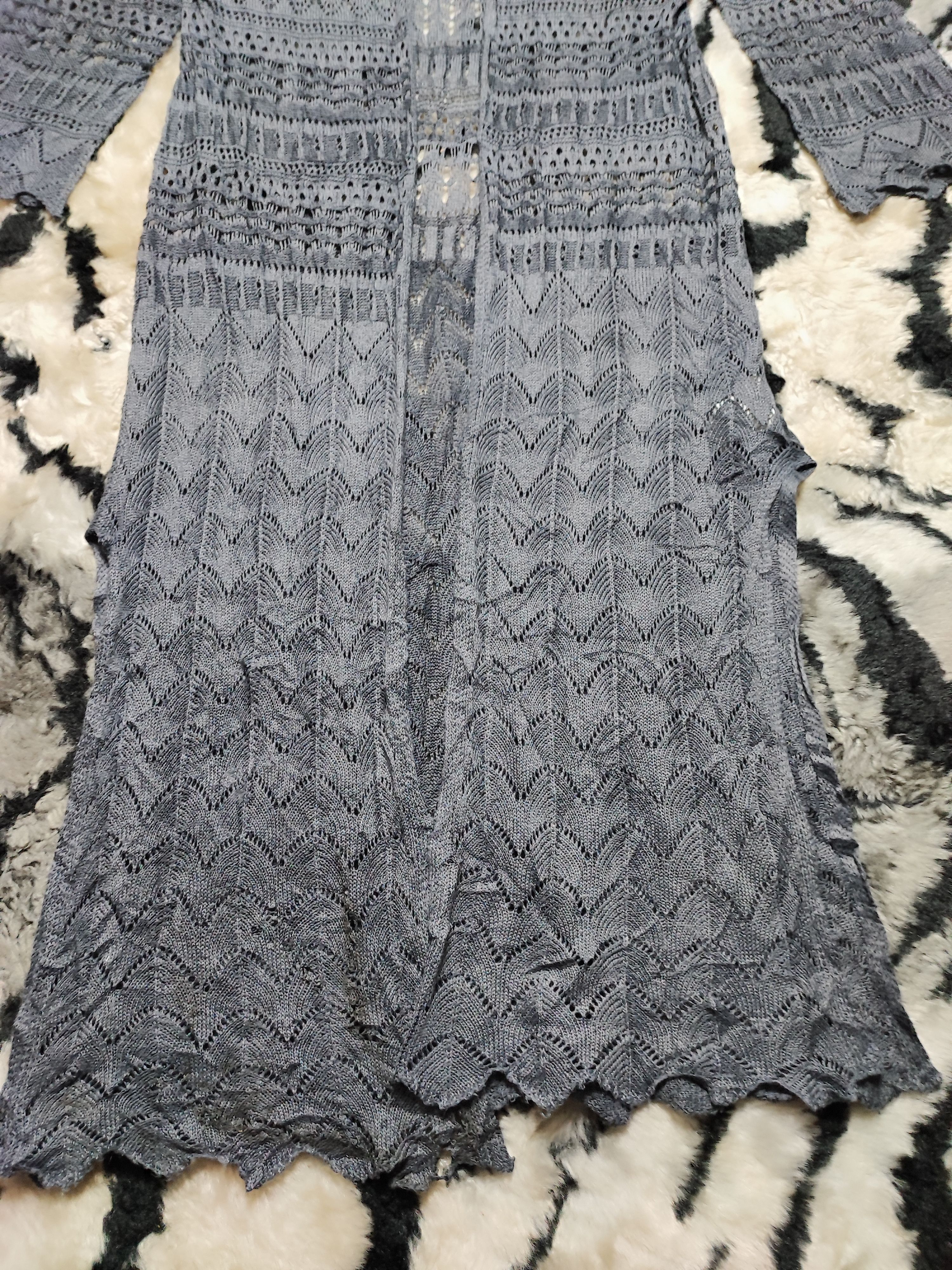 14th Addiction × Hysteric Glamour × URBAN RESEARCH DOORS Open Knitted Fishnet Grunge sweater Size ONE SIZE - 3 Thumbnail