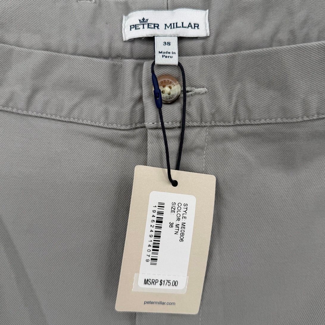 Peter Millar NWT Peter Millar Crown Pilot Twill Flat Front Gray Trousers Size US 38 / EU 54 - 2 Thumbnail