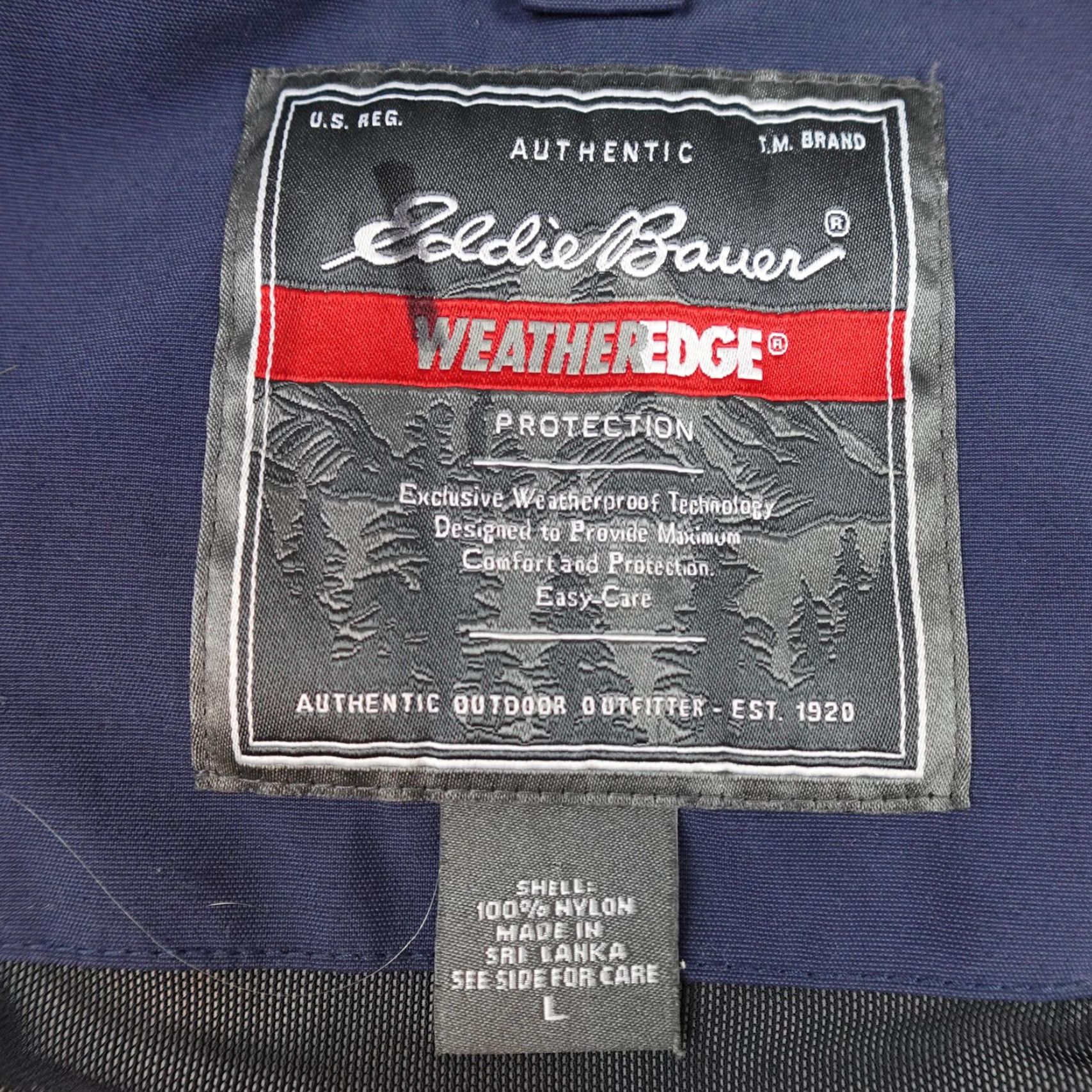 Eddie Bauer Eddie Bauer Jacket Mens Large Blue WeatherEdge Hooded Waterproof Ski Snowboard Size US L / EU 52-54 / 3 - 6 Thumbnail