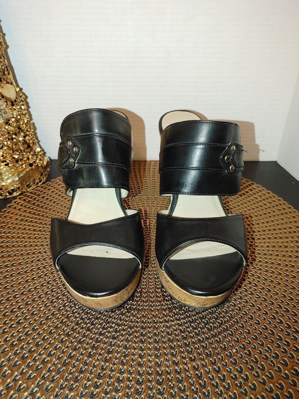 LIZ LISA Liz Claiborne Leather Sandals Size 9M Size US 9 / IT 39 - 2 Thumbnail