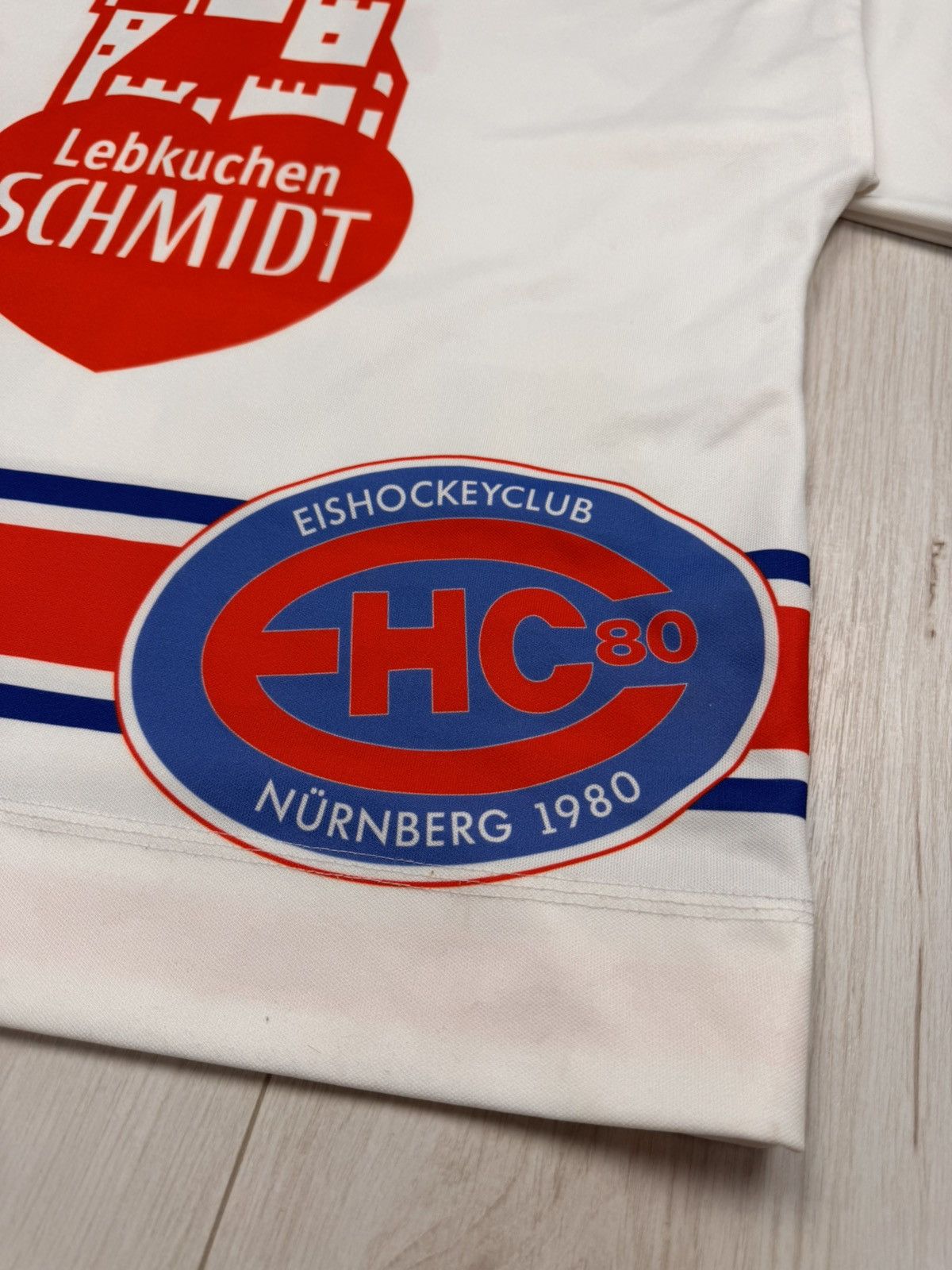 NHL MATCHWORN 2000s Nurnberg Ice Tigers KRYVORUTSKYY #18 Jersey Size US M / EU 48-50 / 2 - 4 Thumbnail