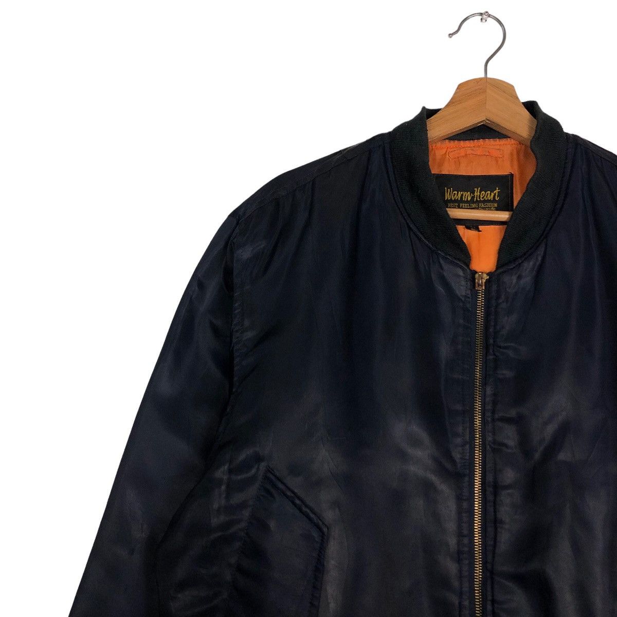 Japanese Brand 🔥RIOT RIOT WARM HEART VINTAGE BOMBER JACKET NYLON Size US M / EU 48-50 / 2 - 7 Thumbnail