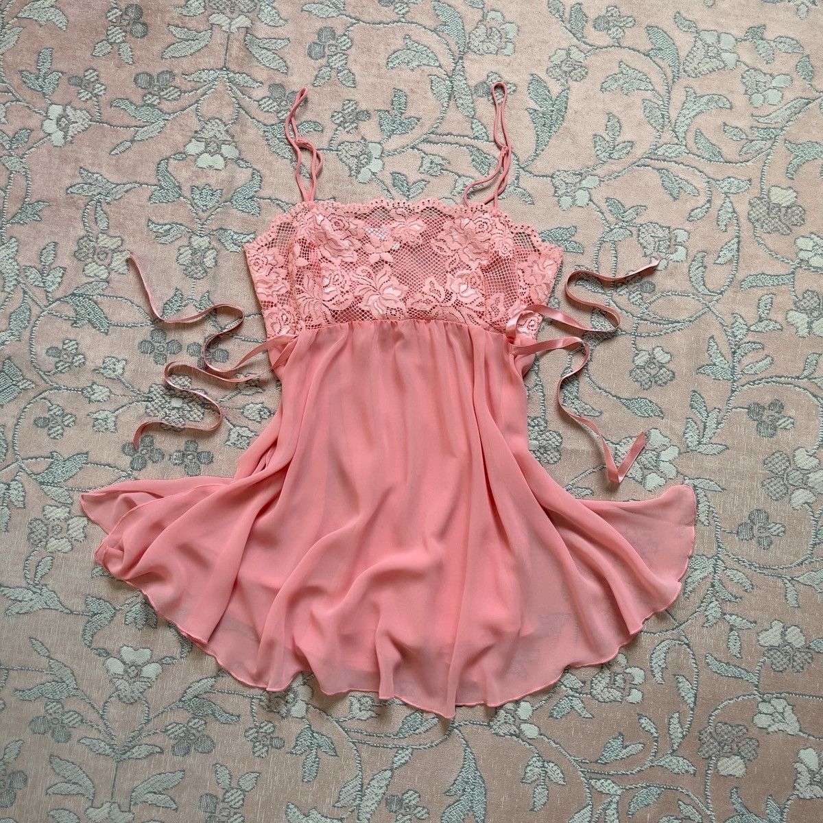 Victoria's Secret Victoria’s Secret Pink Chiffon Slip Dress (XS–S) Size S / US 4 / IT 40 - 10 Thumbnail