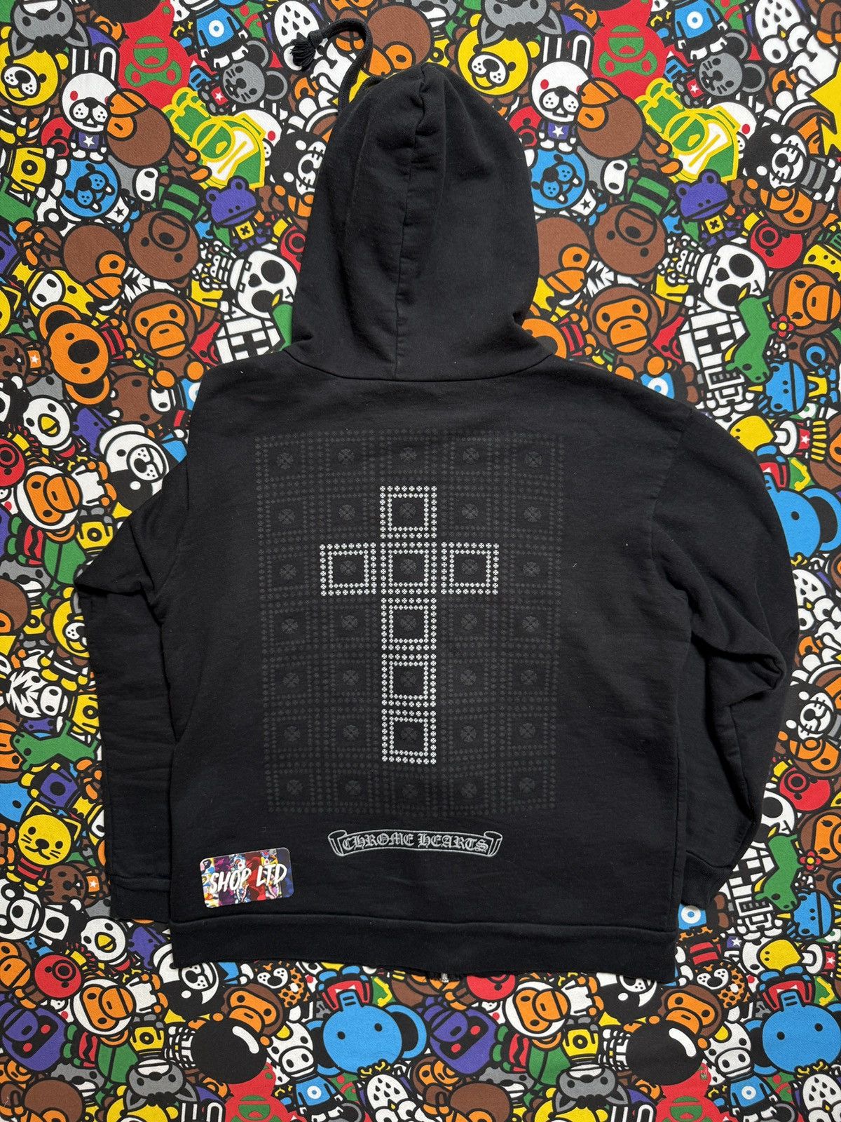 Chrome Hearts Chrome Hearts Horseshoe Floral Cross Logo Zip Up