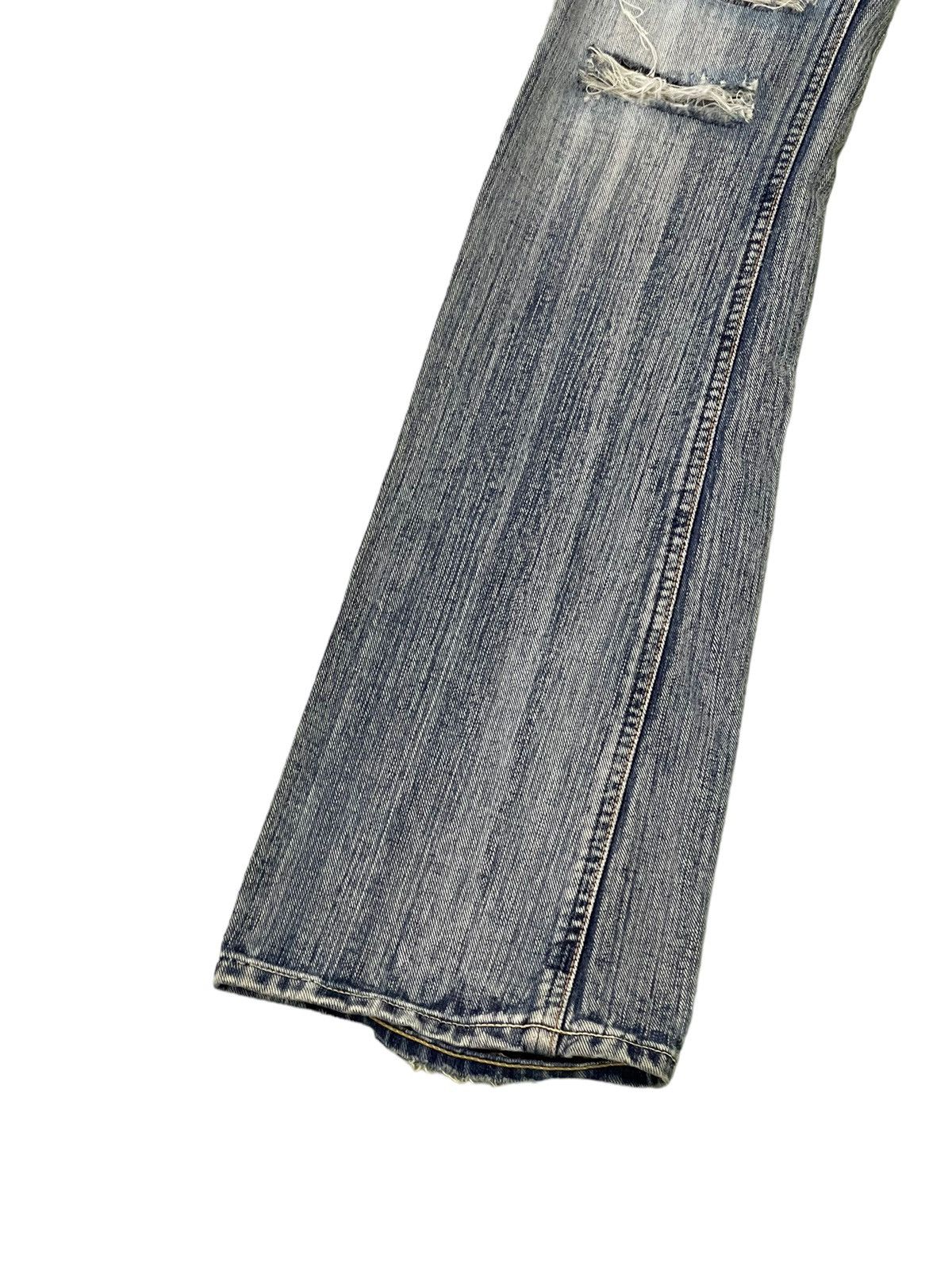 Lee Flare Jeans Lee Japan Faded Distress Low Rise Boot Cut 7🟦2 Size US 28 / EU 44 - 5 Thumbnail