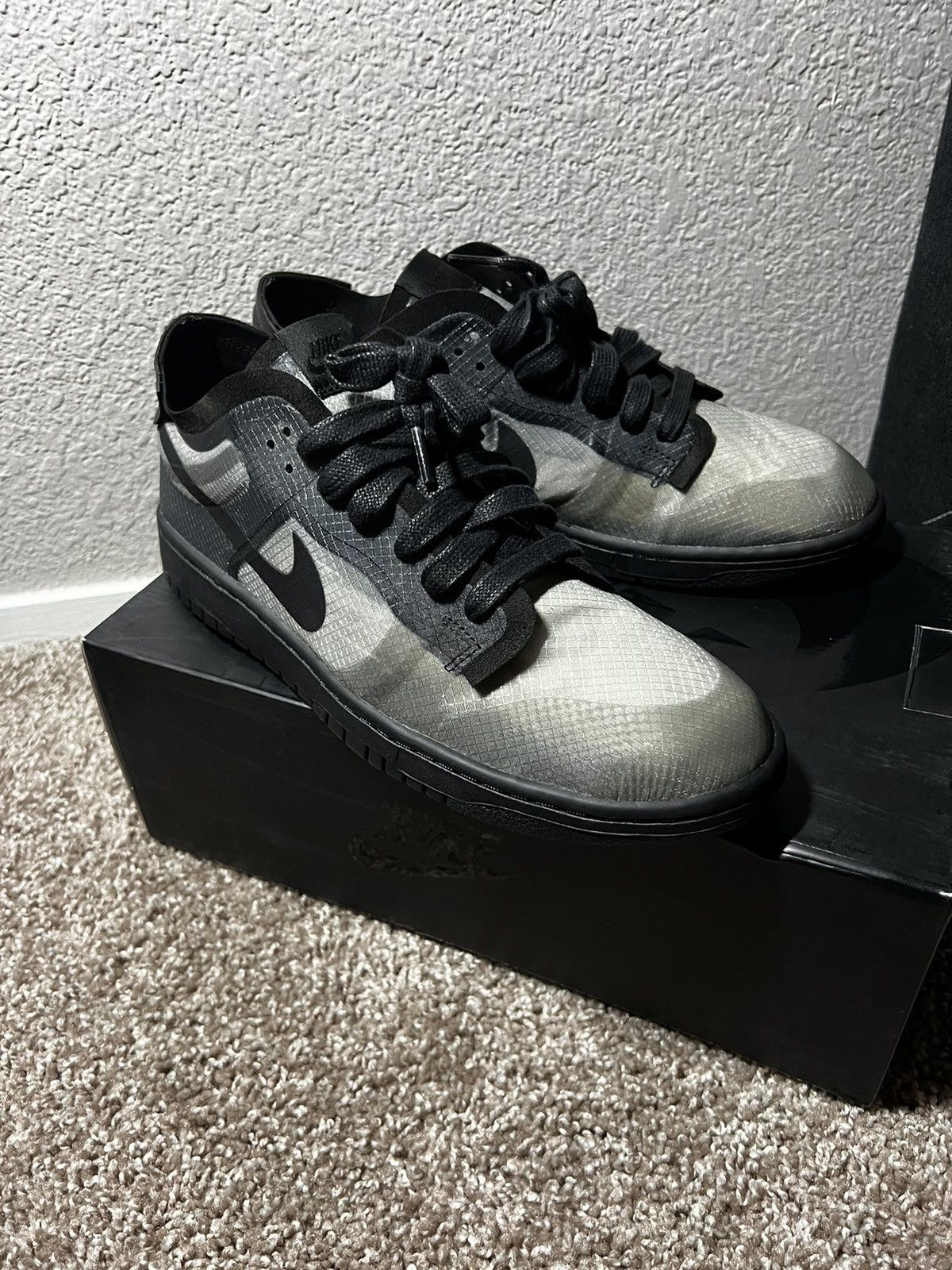 image of Nike Comme Des Garçons Shoes in Grey, Men's (Size 10)
