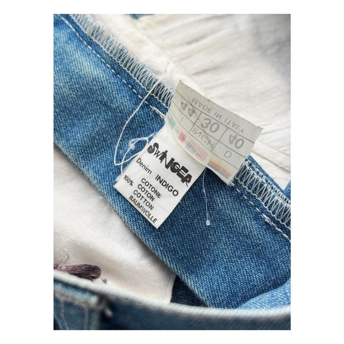 Fendi Vintage Fendi Indigo Denim Skirt Size 27" / US 4 / IT 40 - 7 Thumbnail