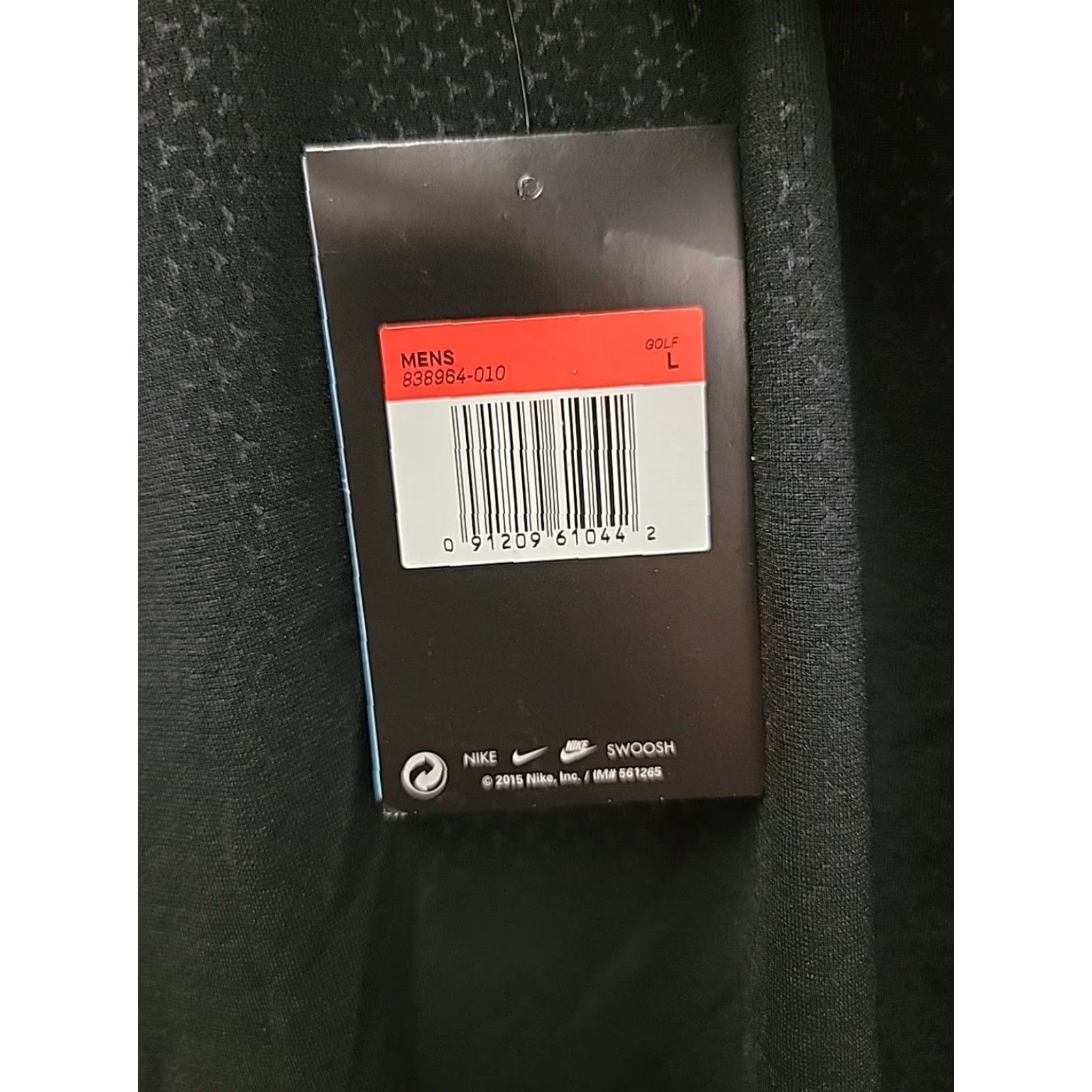 Nike Nike Dri-Fit Polo Shirt Golf Mens L Black Shirt Size US L / EU 52-54 / 3 - 5 Thumbnail