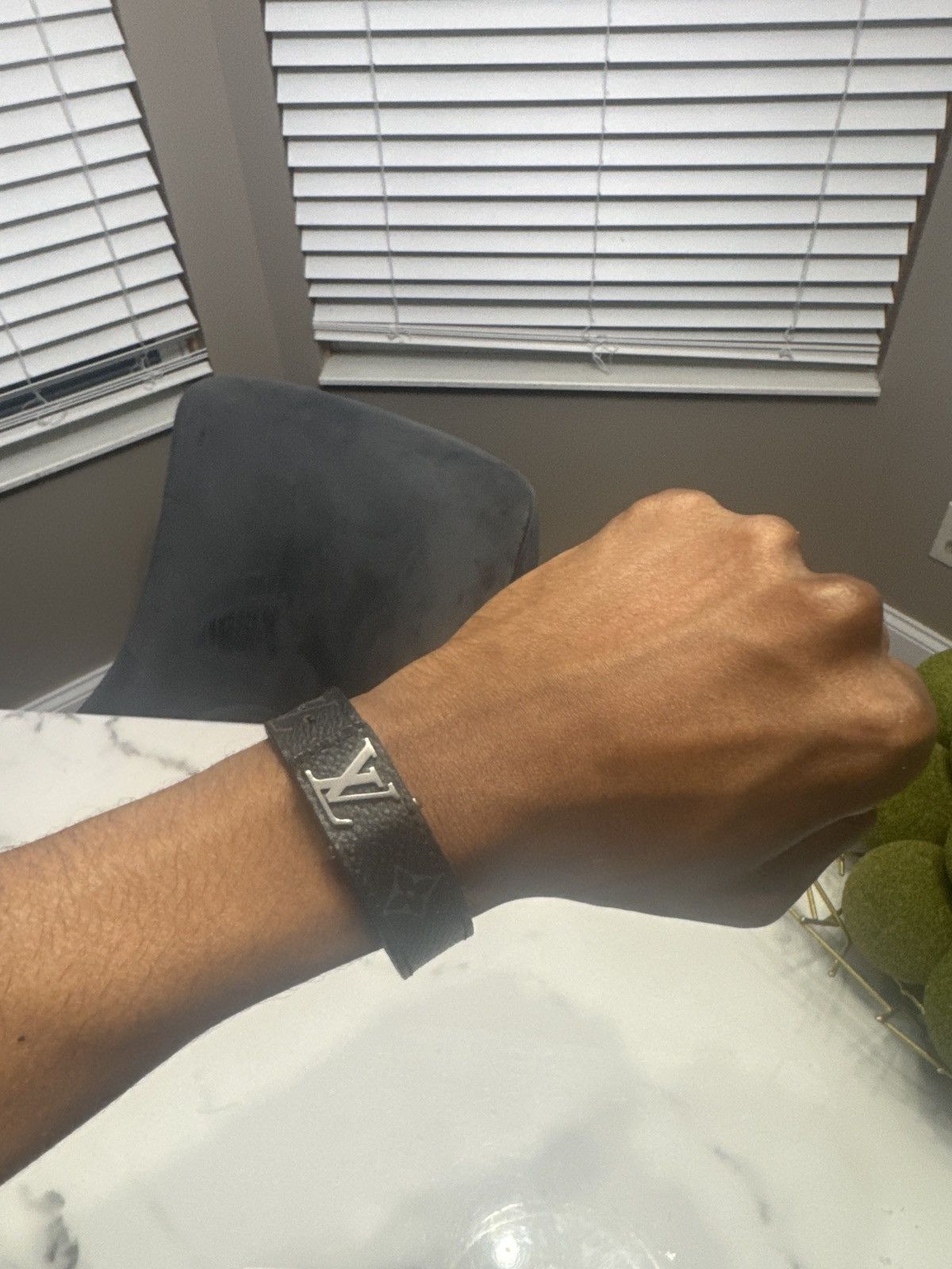 Chain Bracelet Wrist Louis Vuitton Mens Leather Bracelet Louis