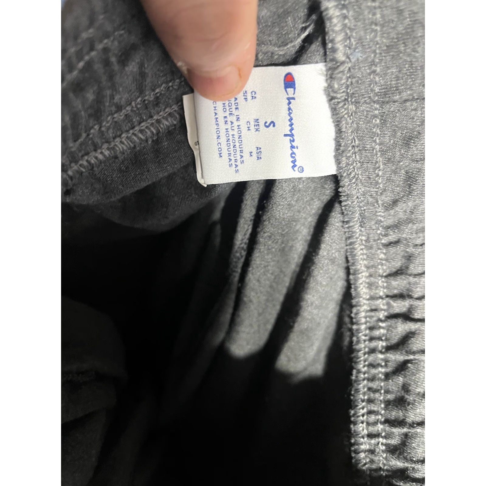 Champion Champion Sweatpants Men's Small Authentic Straight Pocket Logo Gray Cotton Solid Size US 29 - 5 Thumbnail