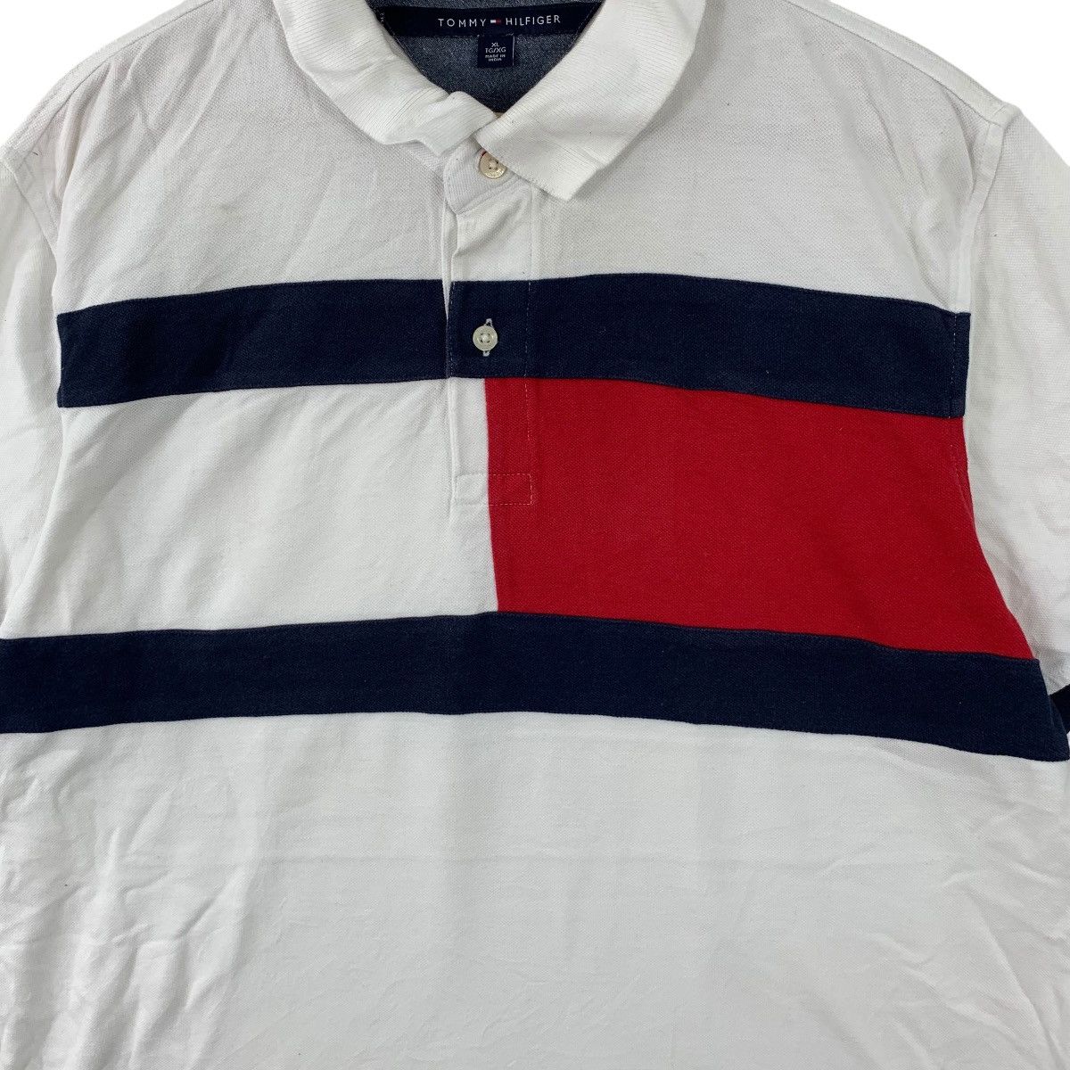 Tommy Hilfiger Vintage 90’ TOMMY HILFIGER HIP HOP Rap Polo Tee Shirt Top Size US XL / EU 56 / 4 - 3 Thumbnail