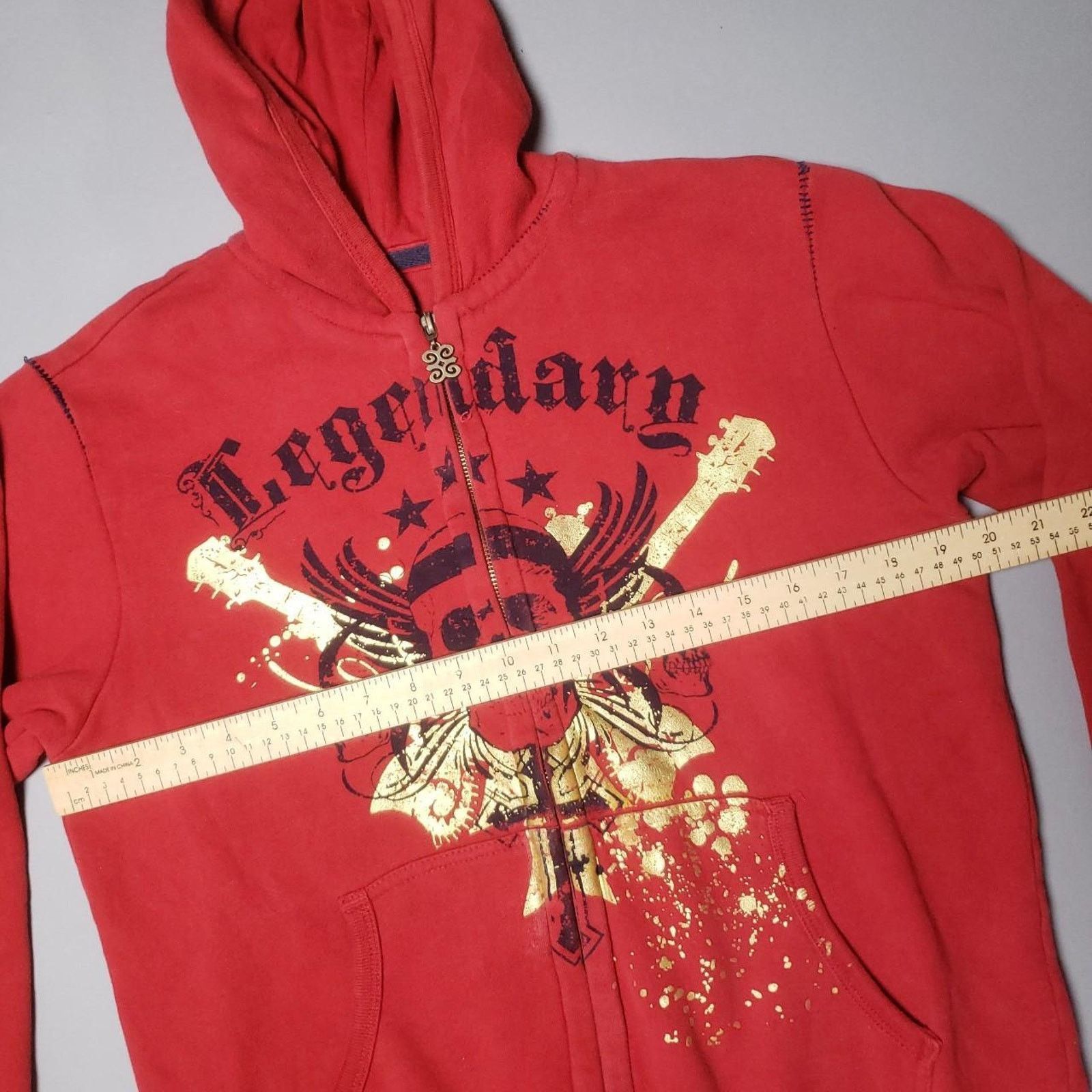 Vintage LL Cool J Legendary skull zip up hoodie Mens Large Size US L / EU 52-54 / 3 - 6 Thumbnail