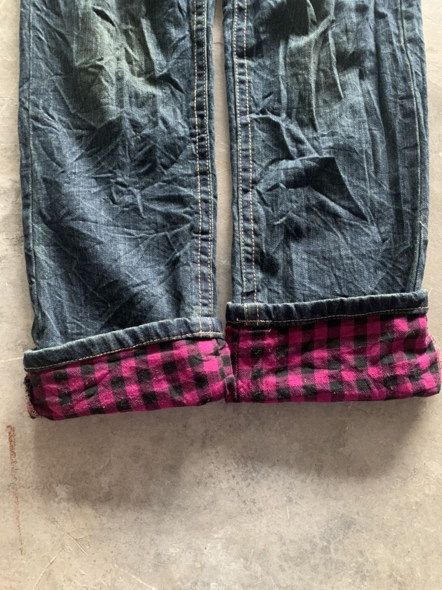 Hysteric Glamour × Japanese Brand distressed double waist punk checkered design grunge Size US 32 / EU 48 - 11 Thumbnail
