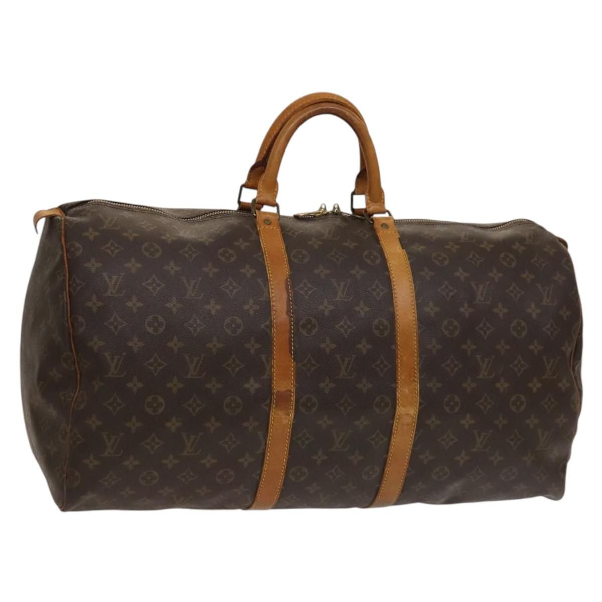 Louis Vuitton LOUIS VUITTON Monogram Keepall 55 Boston Bag M41424 Size ONE SIZE - 1 Thumbnail