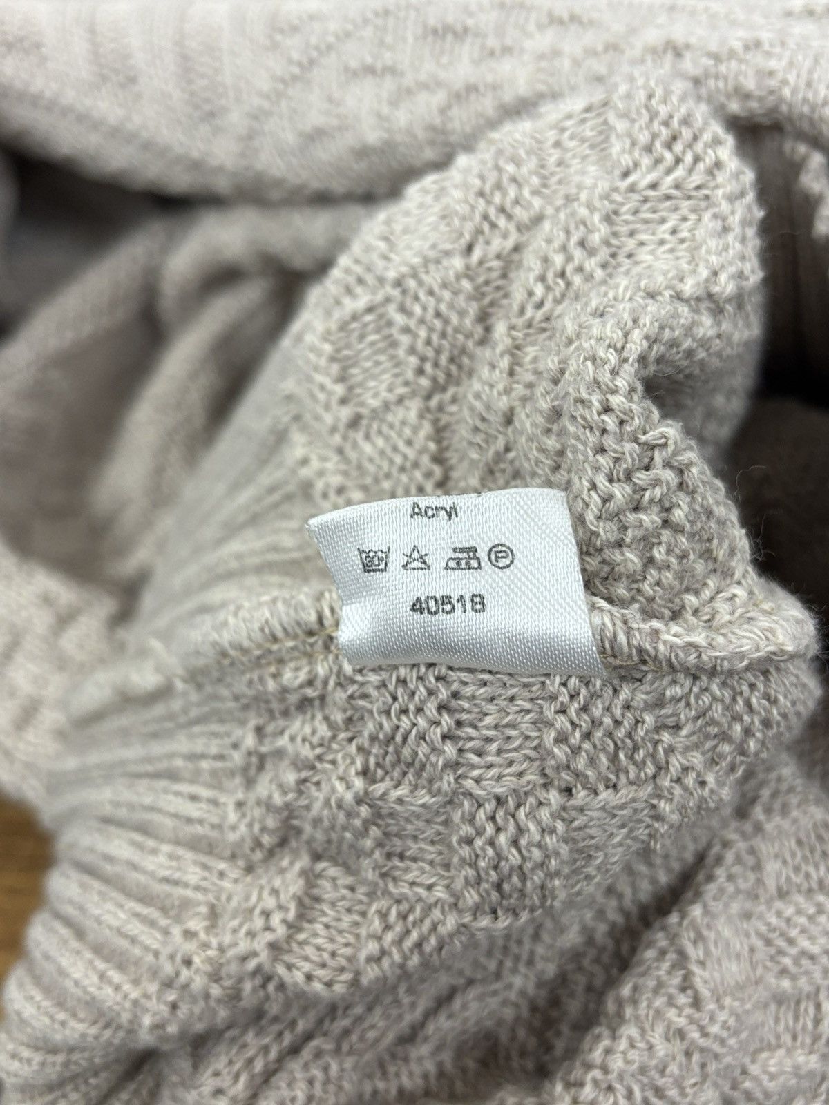 Yves Saint Laurent 90s Yves Saint Laurent YSL Pour Homme Knit Sweater Beige S Size US S / EU 44-46 / 1 - 9 Thumbnail